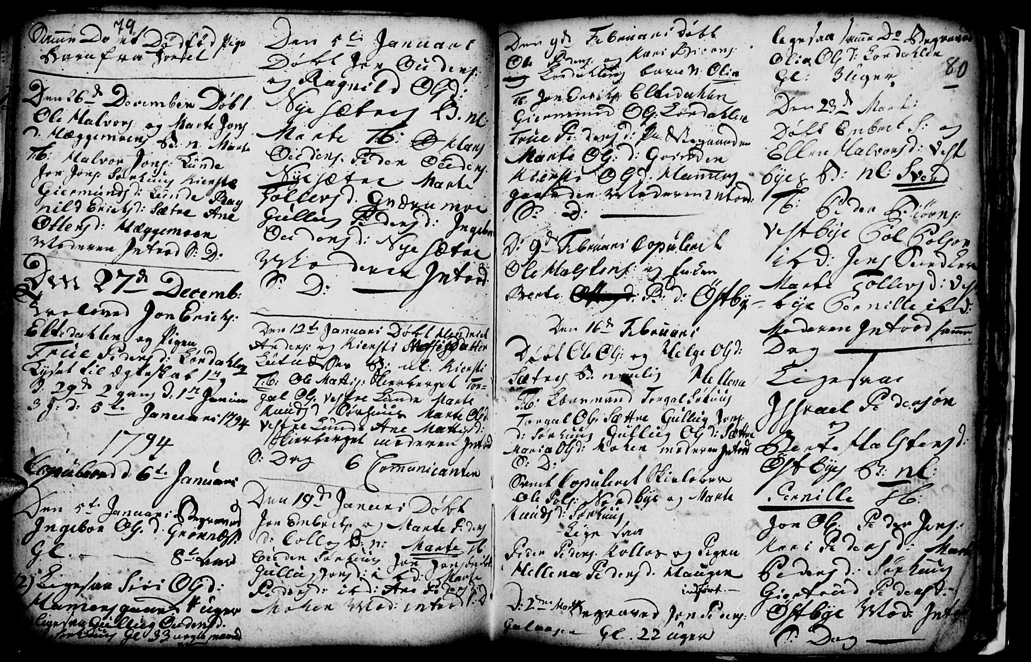 Trysil prestekontor, AV/SAH-PREST-046/H/Ha/Hab/L0001: Parish register (copy) no. 1, 1781-1799, p. 79-80