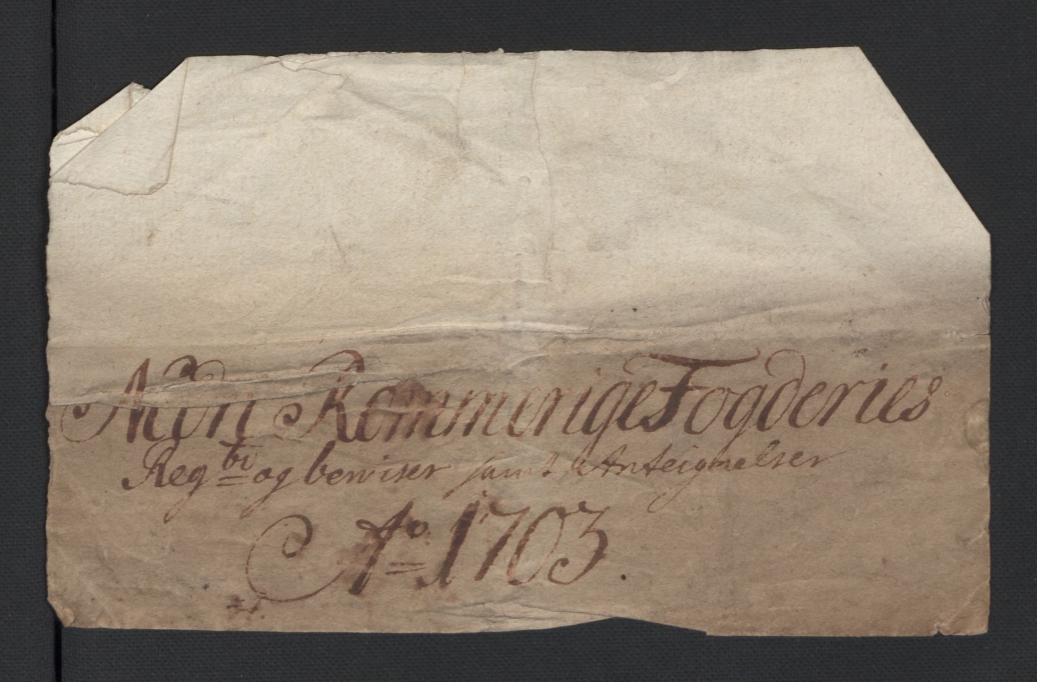 Rentekammeret inntil 1814, Reviderte regnskaper, Fogderegnskap, AV/RA-EA-4092/R11/L0586: Fogderegnskap Nedre Romerike, 1703, p. 4