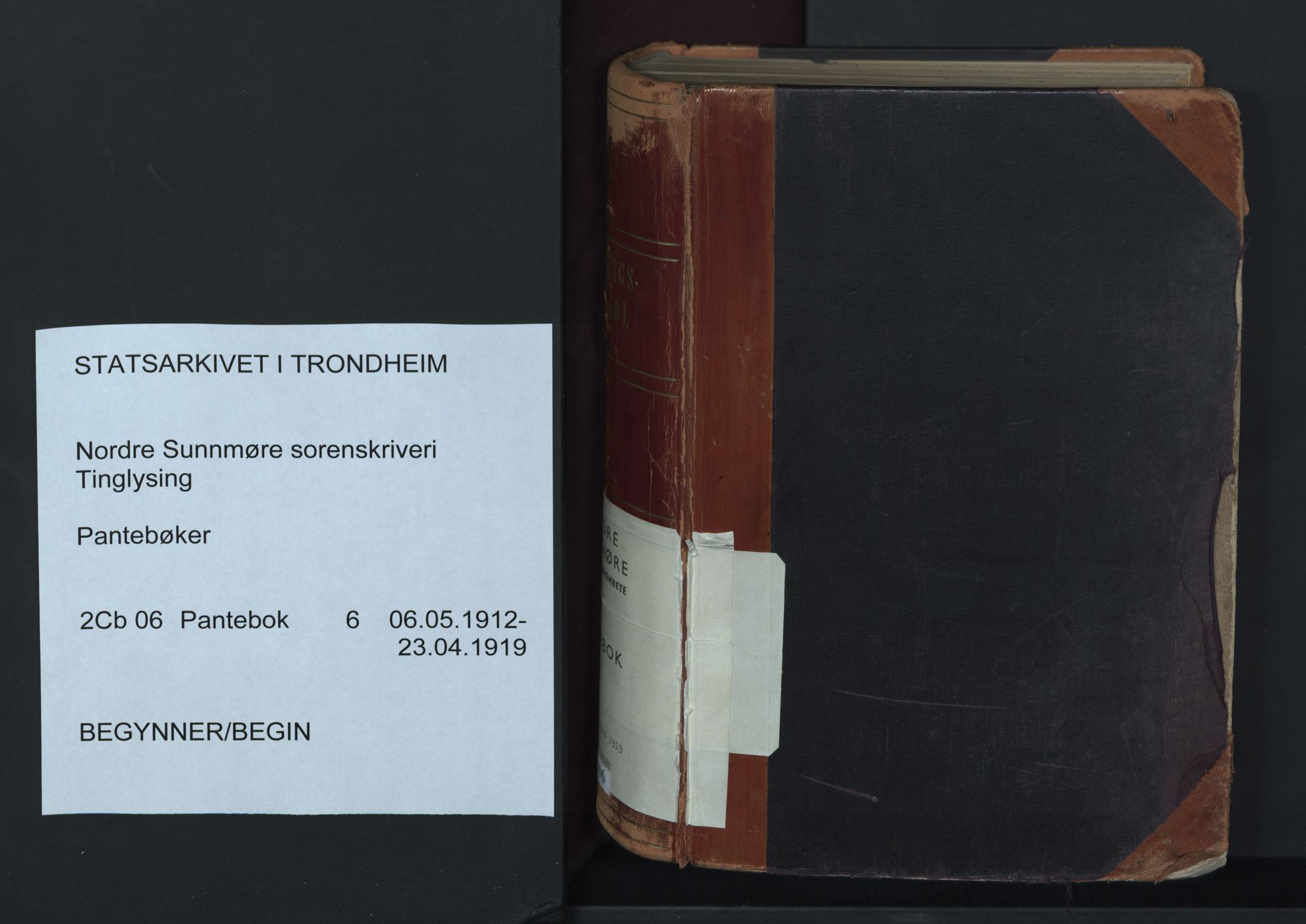 Nordre Sunnmøre sorenskriveri, AV/SAT-A-0006/1/2/2C/2Cb/L0006: Mortgage book no. 6, 1912-1919