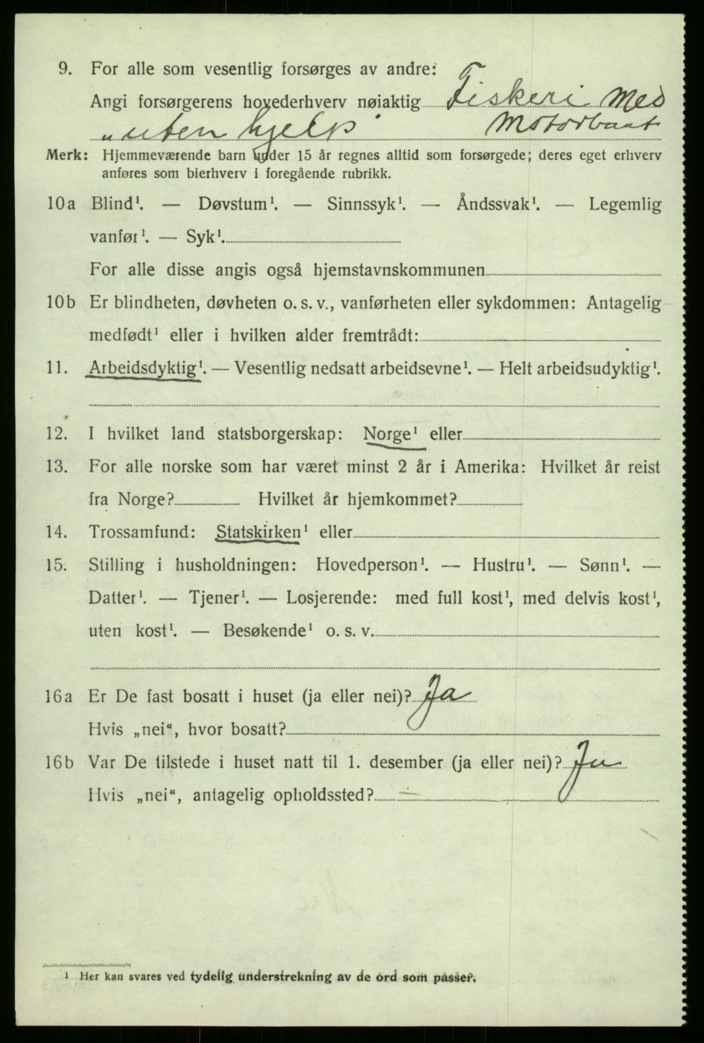 SAB, 1920 census for Solund, 1920, p. 2469