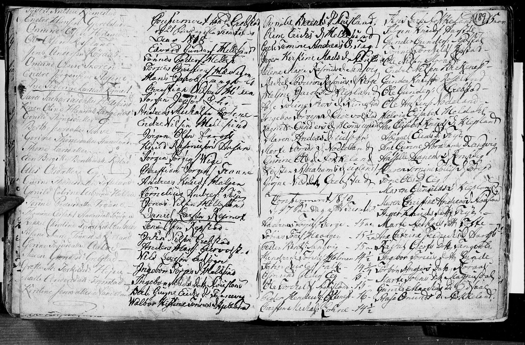 Søgne sokneprestkontor, SAK/1111-0037/F/Fa/Fab/L0004: Parish register (official) no. A 4, 1770-1822, p. 188-189