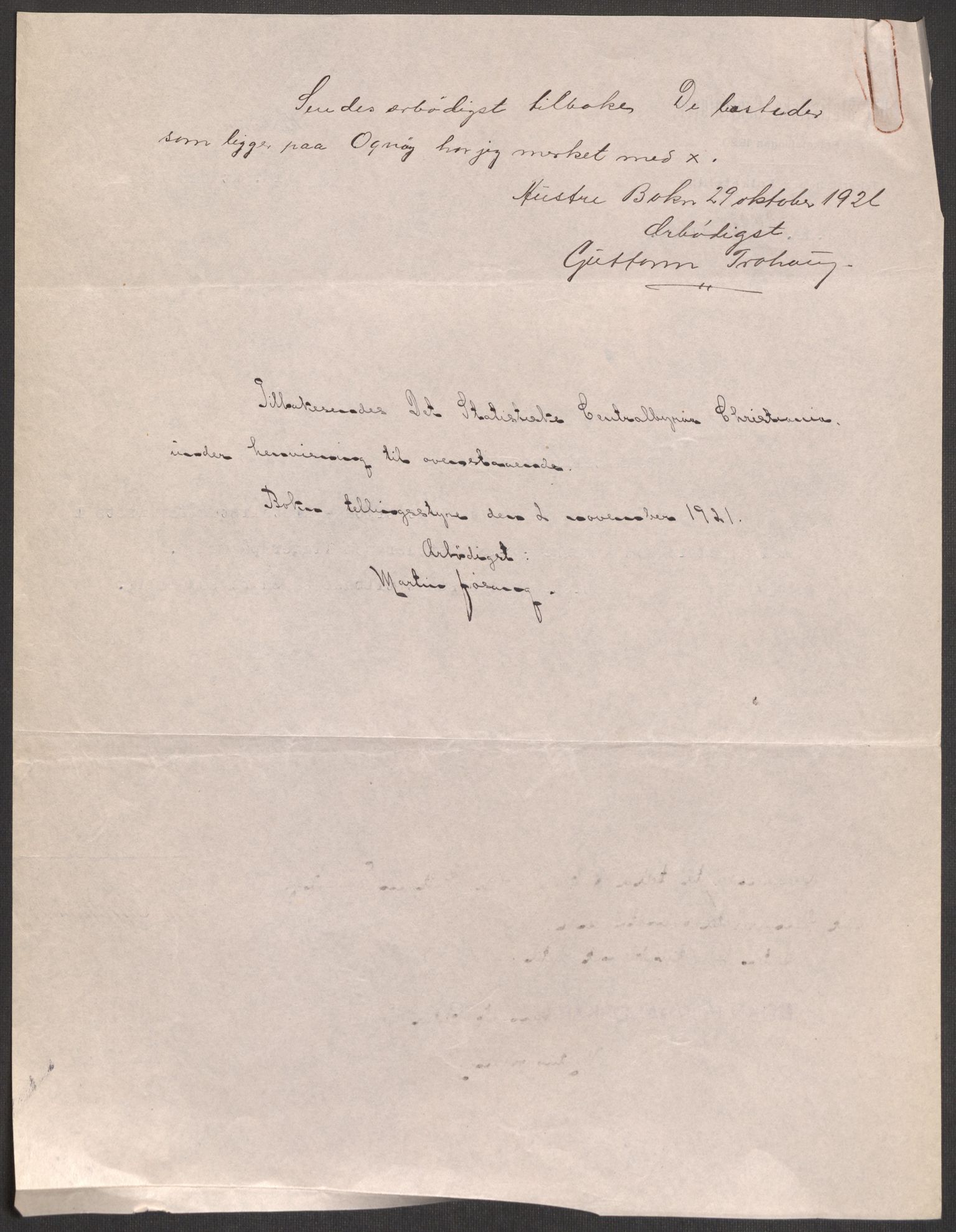 SAST, 1920 census for Bokn, 1920, p. 5