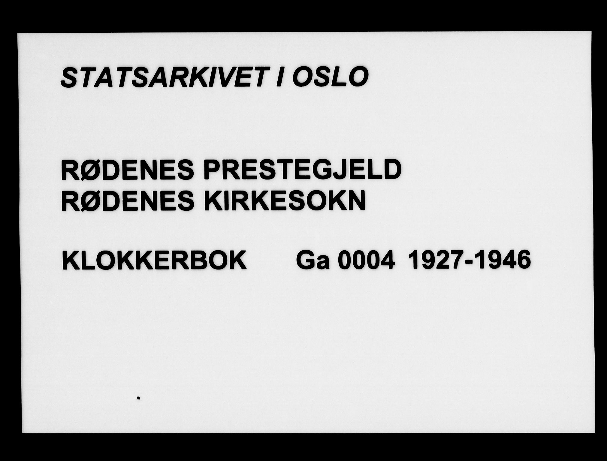 Rødenes prestekontor Kirkebøker, SAO/A-2005/G/Ga/L0004: Parish register (copy) no. I 4, 1927-1946