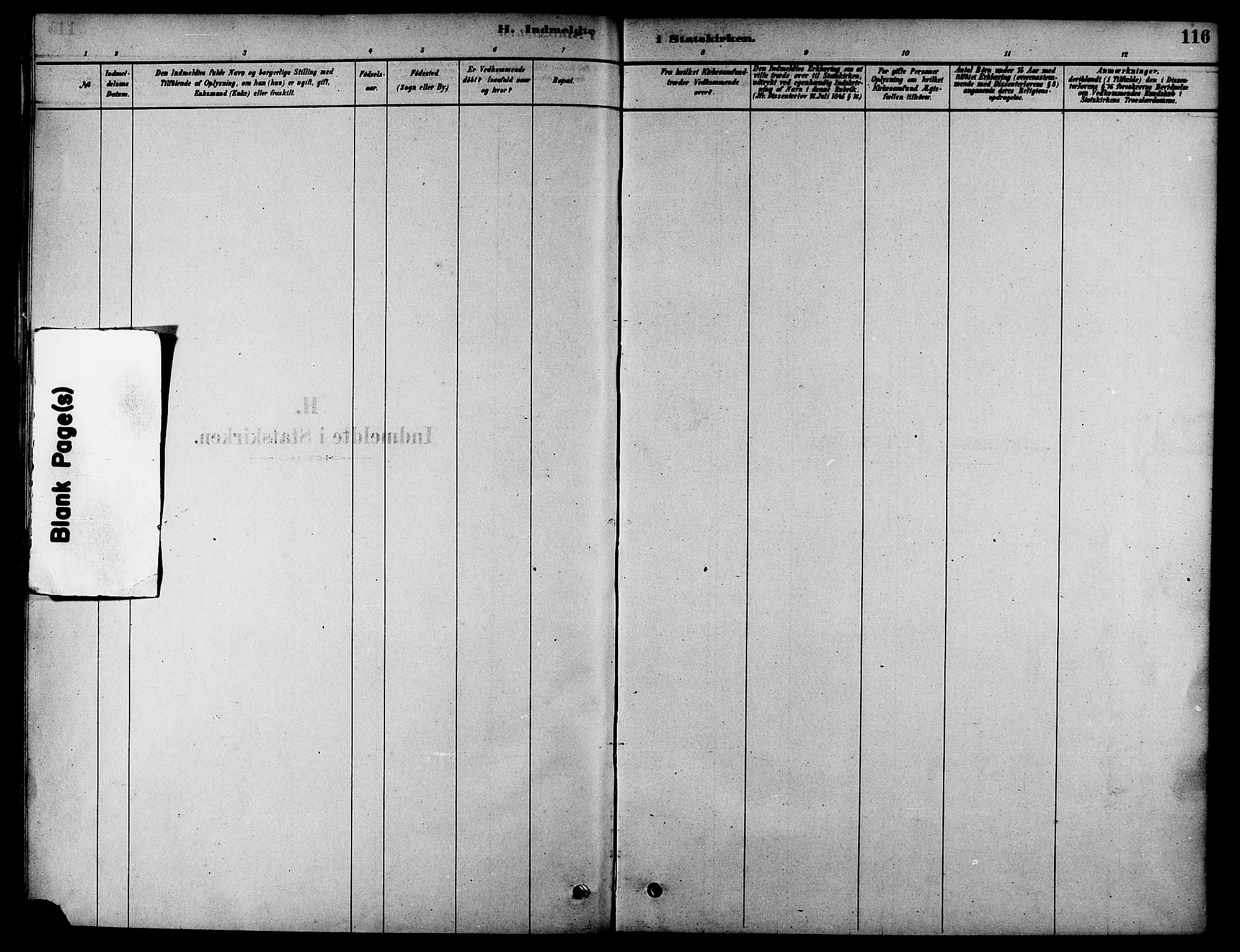 Ministerialprotokoller, klokkerbøker og fødselsregistre - Nordland, SAT/A-1459/826/L0379: Parish register (official) no. 826A02, 1878-1895, p. 116