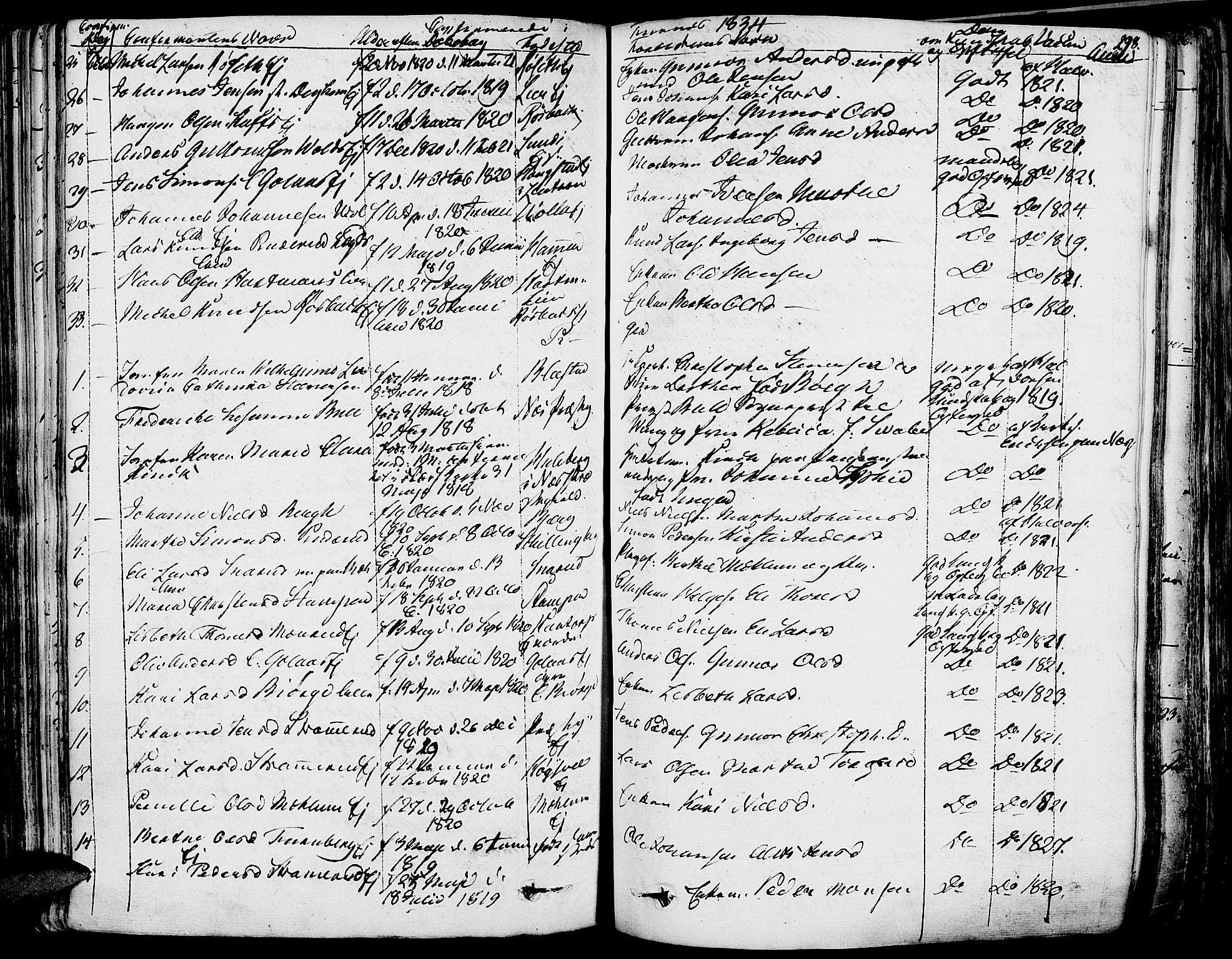 Vang prestekontor, Hedmark, SAH/PREST-008/H/Ha/Haa/L0009: Parish register (official) no. 9, 1826-1841, p. 298