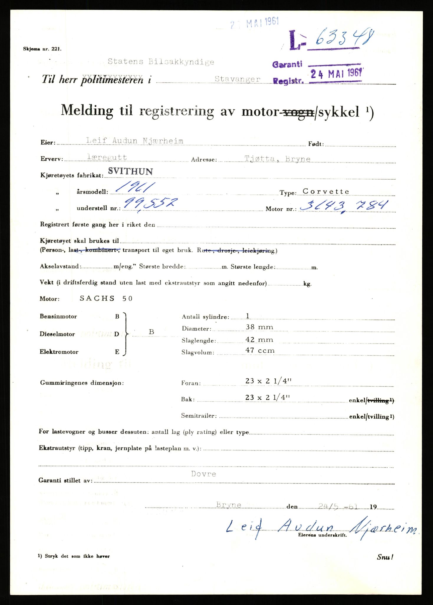 Stavanger trafikkstasjon, SAST/A-101942/0/F/L0063: L-62700 - L-63799, 1930-1971, p. 1725