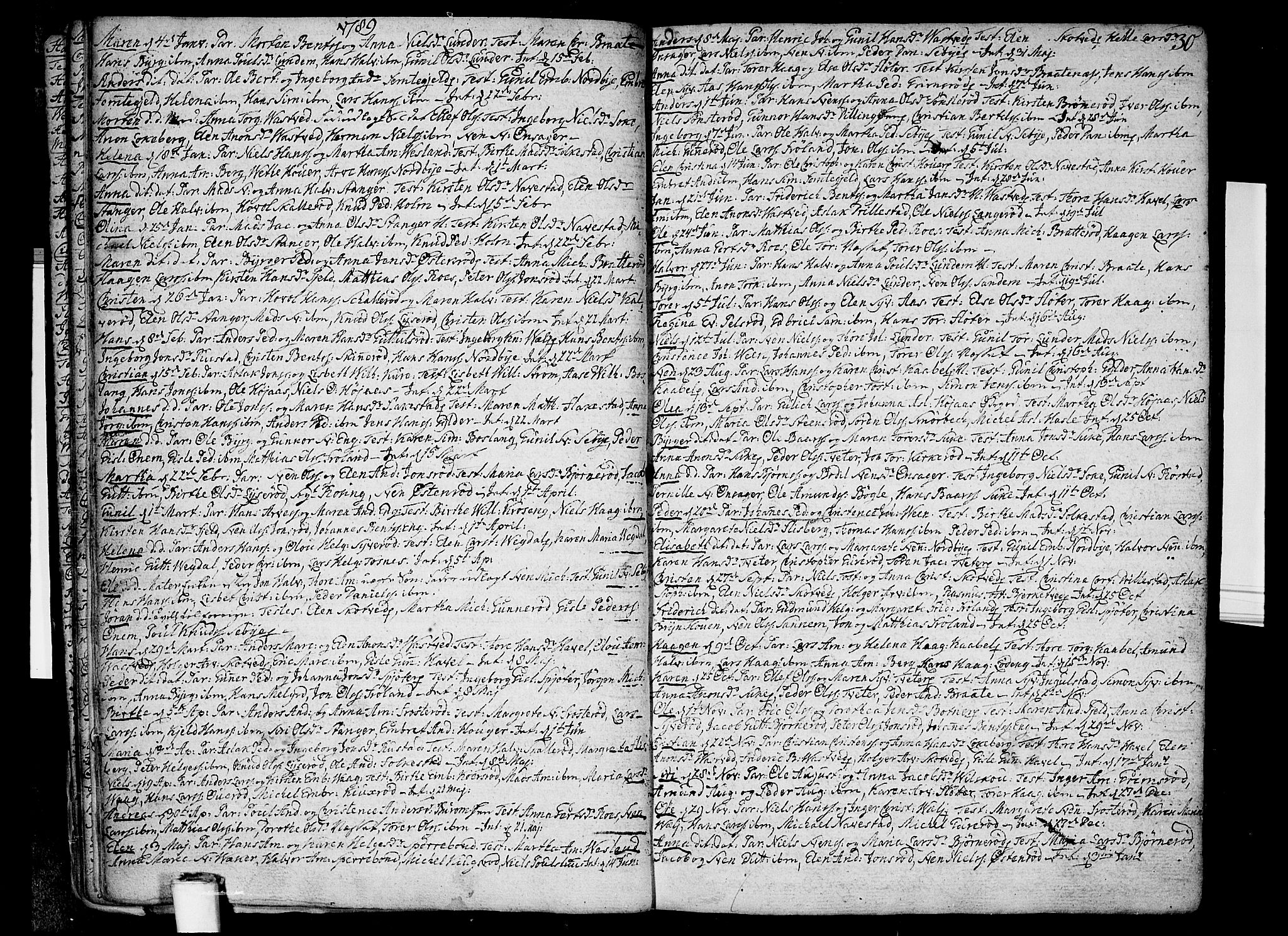 Våler prestekontor Kirkebøker, AV/SAO-A-11083/F/Fa/L0004: Parish register (official) no. I 4, 1771-1815, p. 30