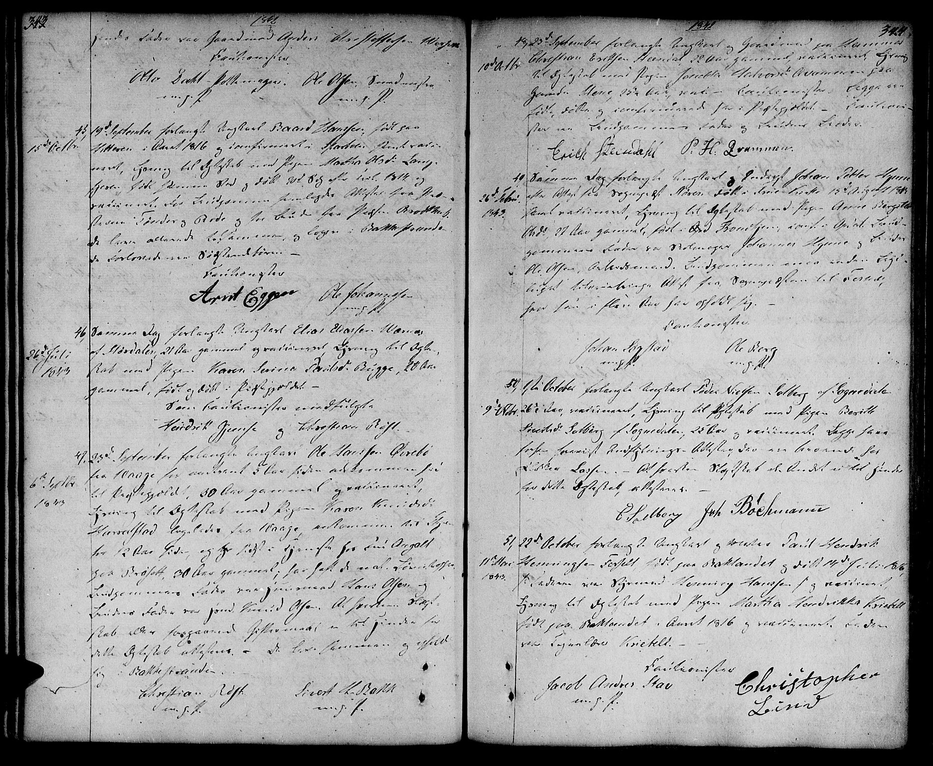 Ministerialprotokoller, klokkerbøker og fødselsregistre - Sør-Trøndelag, SAT/A-1456/604/L0181: Parish register (official) no. 604A02, 1798-1817, p. 343-344