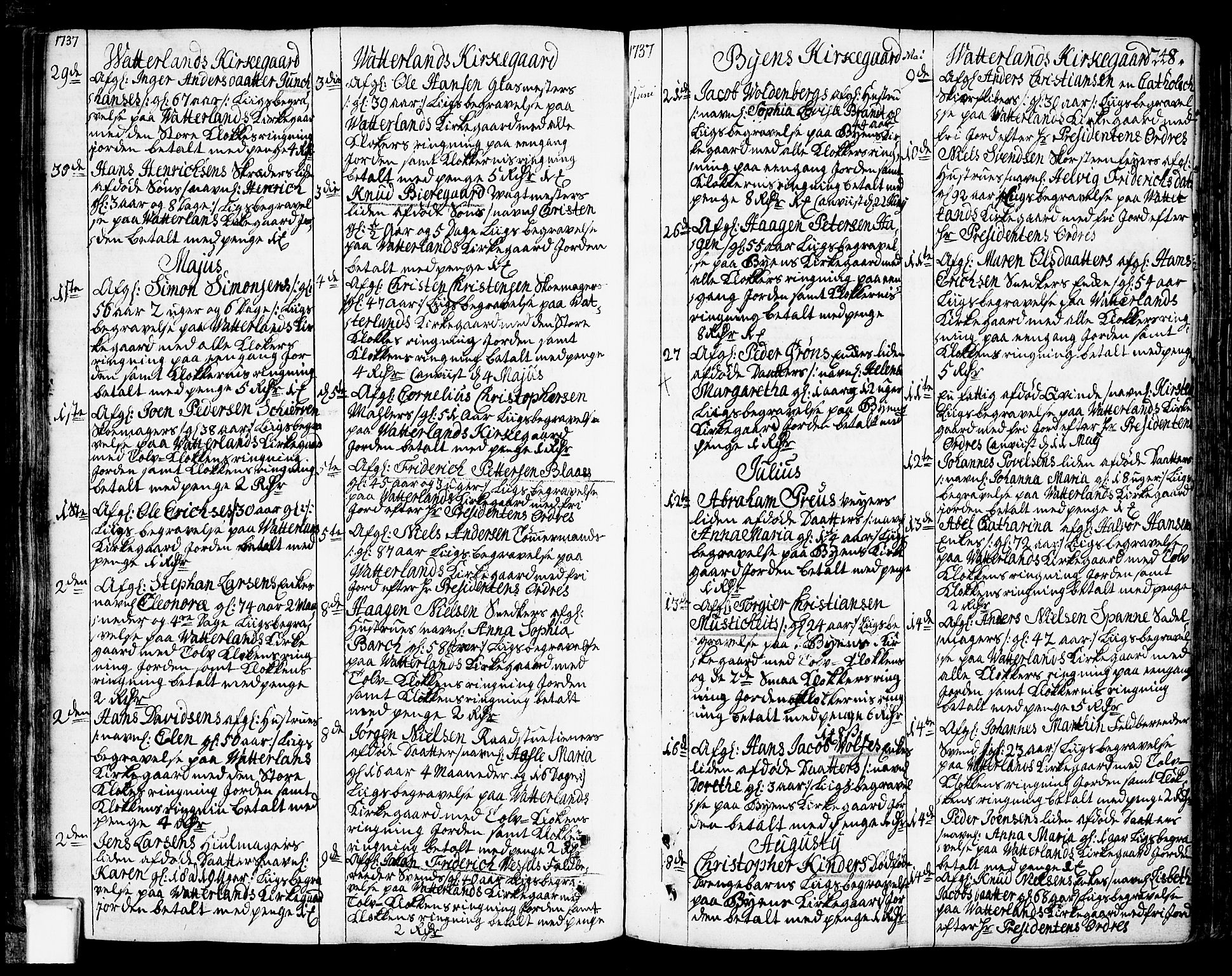 Oslo domkirke Kirkebøker, SAO/A-10752/F/Fa/L0003: Parish register (official) no. 3, 1731-1743, p. 248