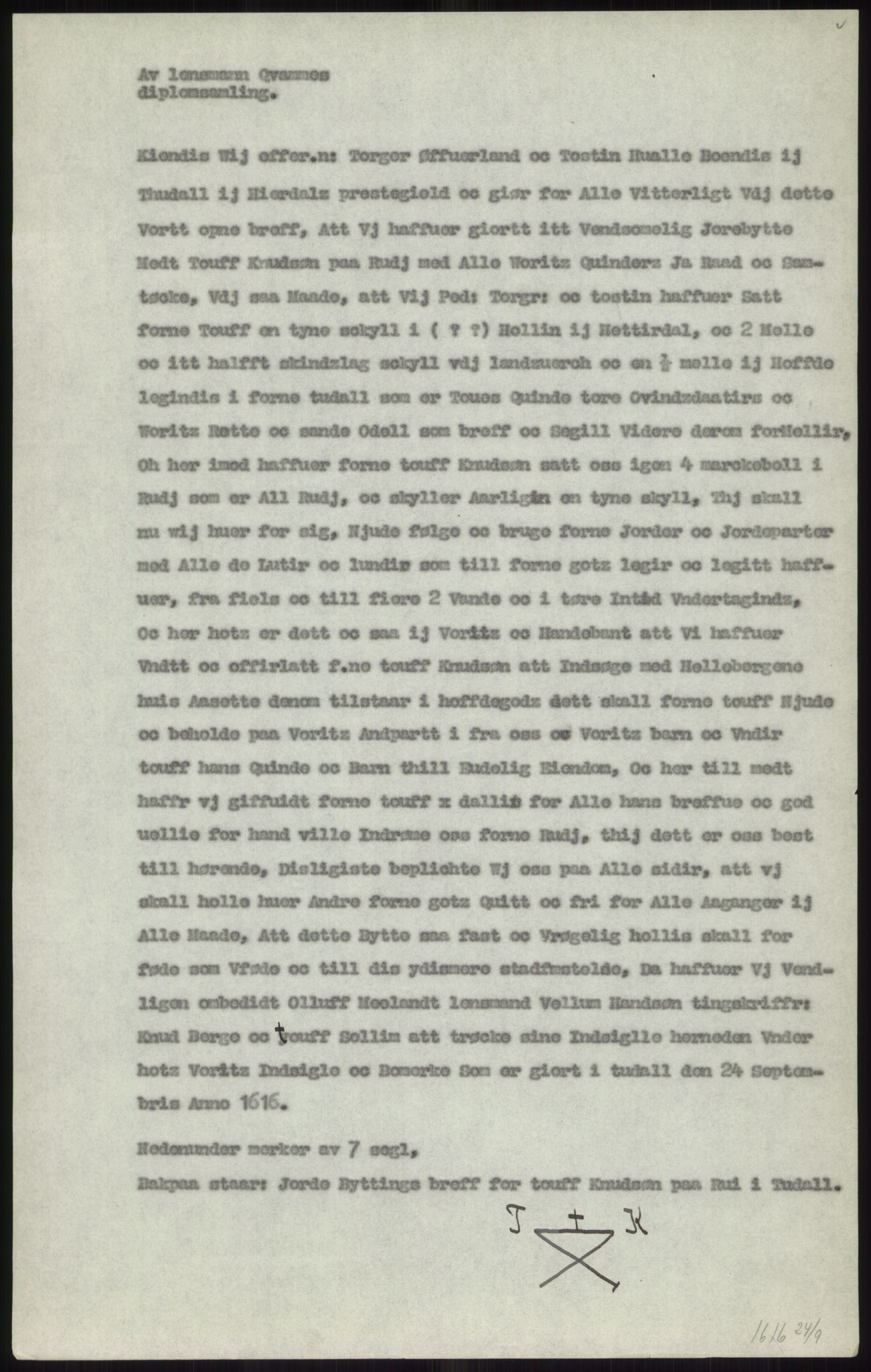 Samlinger til kildeutgivelse, Diplomavskriftsamlingen, AV/RA-EA-4053/H/Ha, p. 1903