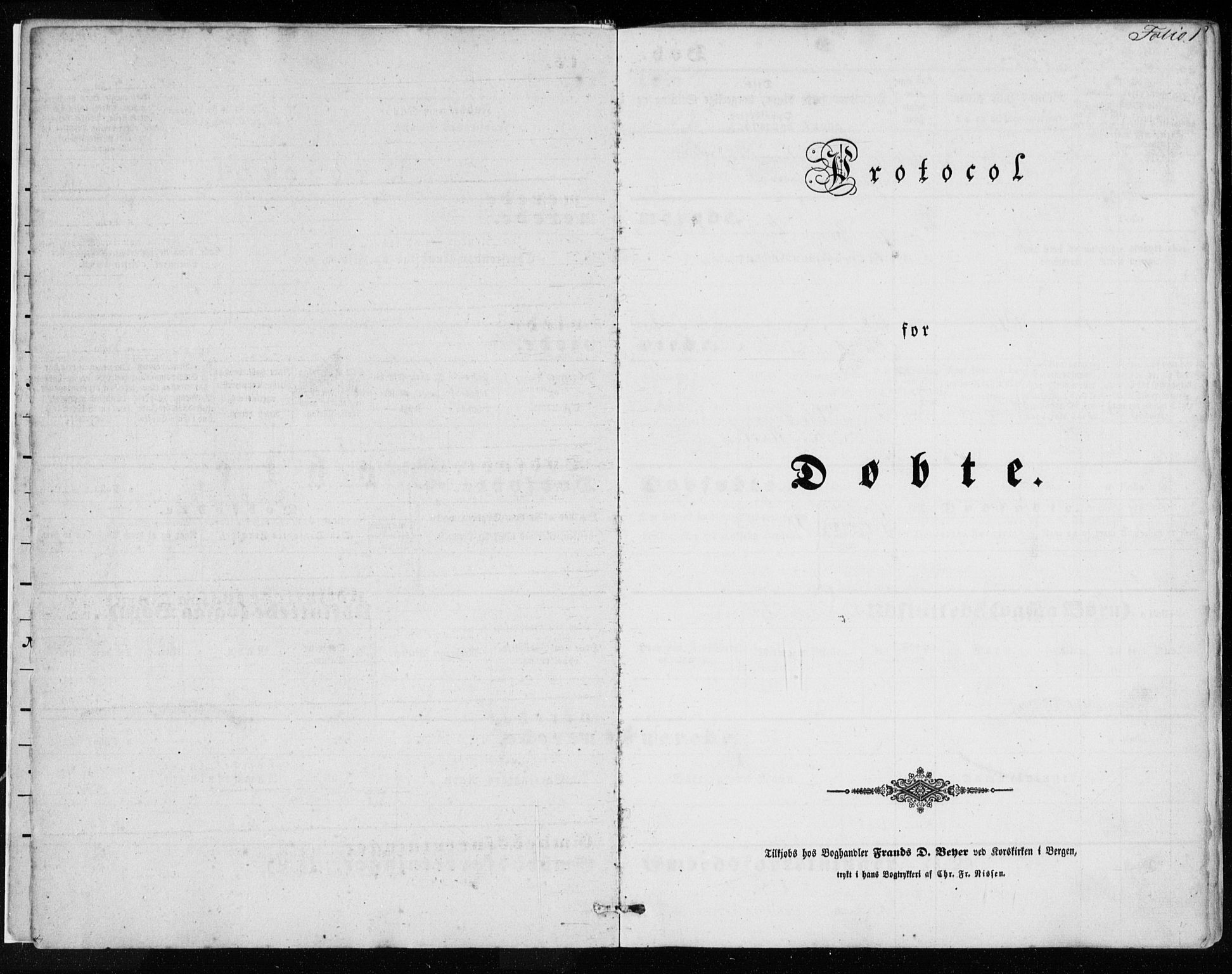 Haus sokneprestembete, SAB/A-75601/H/Haa: Parish register (official) no. A 16 I, 1848-1857, p. 1