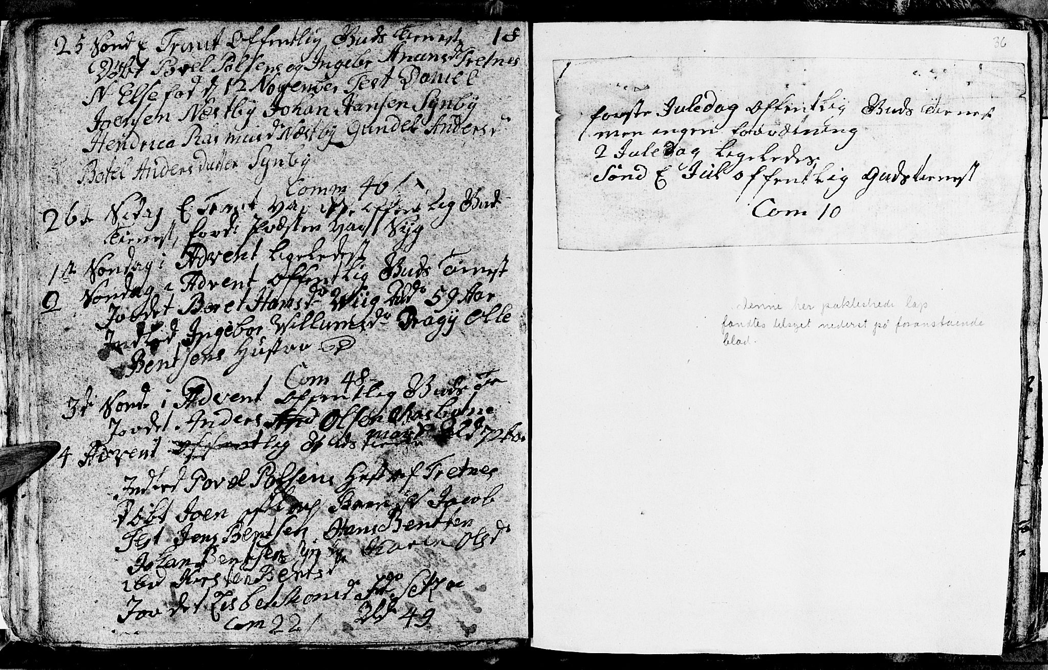 Ministerialprotokoller, klokkerbøker og fødselsregistre - Nordland, SAT/A-1459/847/L0675: Parish register (copy) no. 847C03, 1808-1820, p. 36