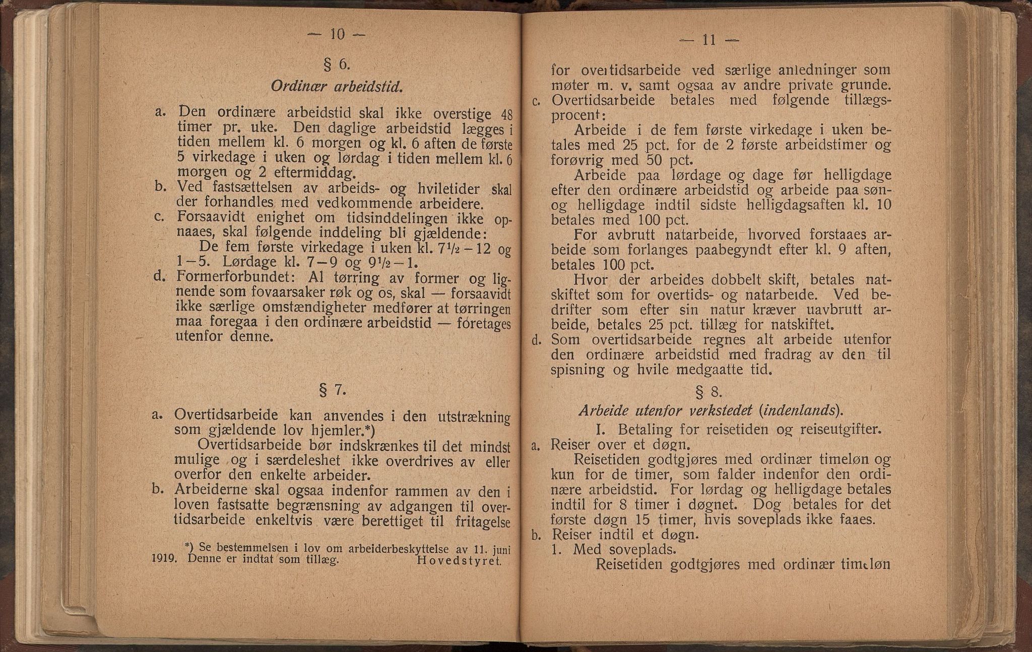 Norsk jern- og metallarbeiderforbund, AAB/ARK-1659/O/L0001/0008: Verkstedsoverenskomsten / Verkstedsoverenskomsten, 1923