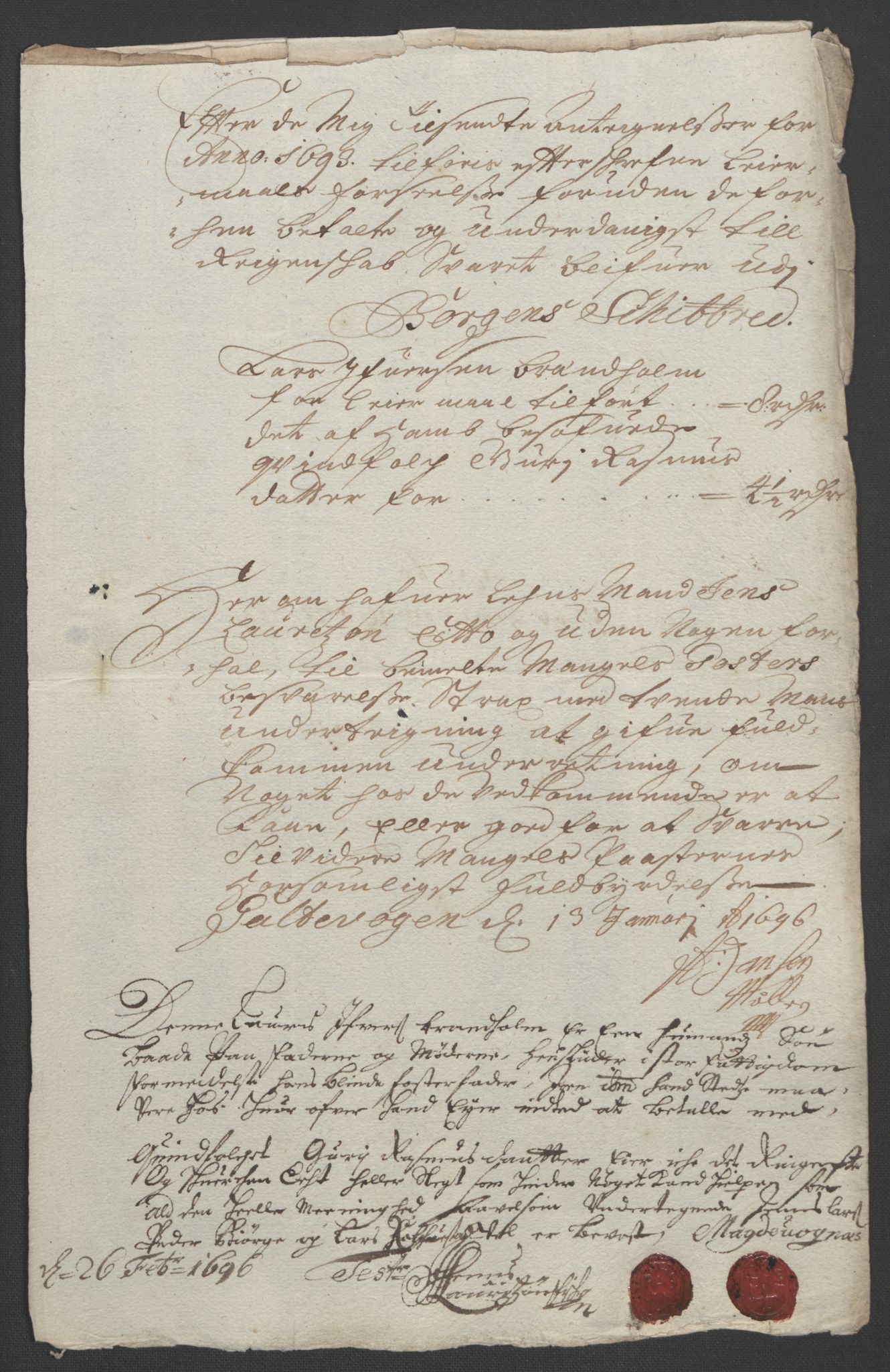 Rentekammeret inntil 1814, Reviderte regnskaper, Fogderegnskap, AV/RA-EA-4092/R54/L3554: Fogderegnskap Sunnmøre, 1691-1693, p. 508