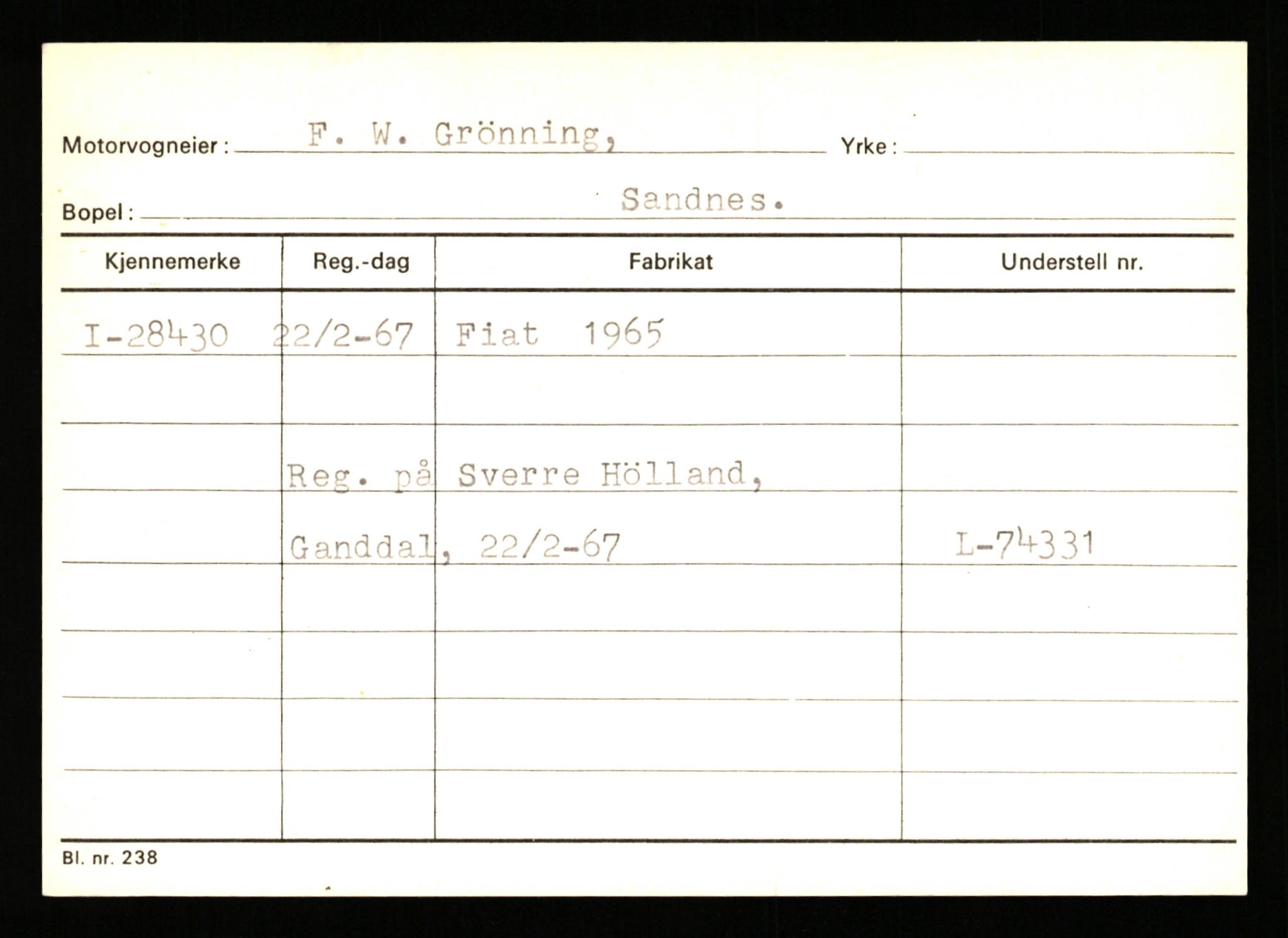 Stavanger trafikkstasjon, AV/SAST-A-101942/0/G/L0005: Registreringsnummer: 23000 - 34245, 1930-1971, p. 1737