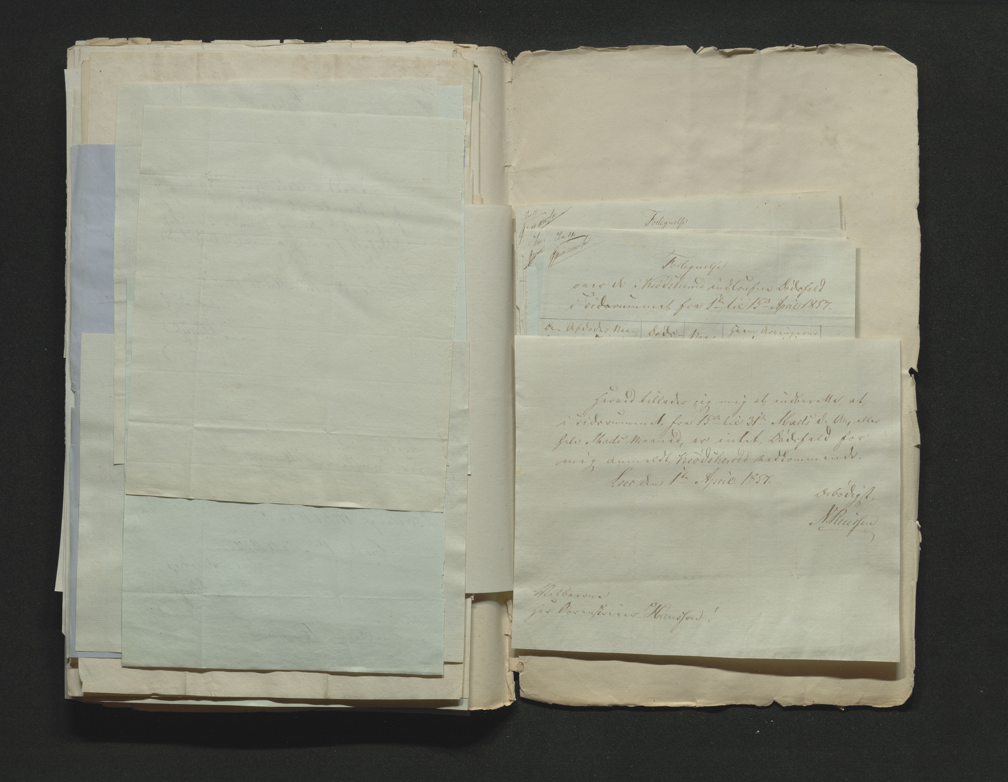 Eiker, Modum og Sigdal sorenskriveri, AV/SAKO-A-123/H/Ha/Hab/L0009: Dødsfallsmeldinger, 1854-1857, p. 528