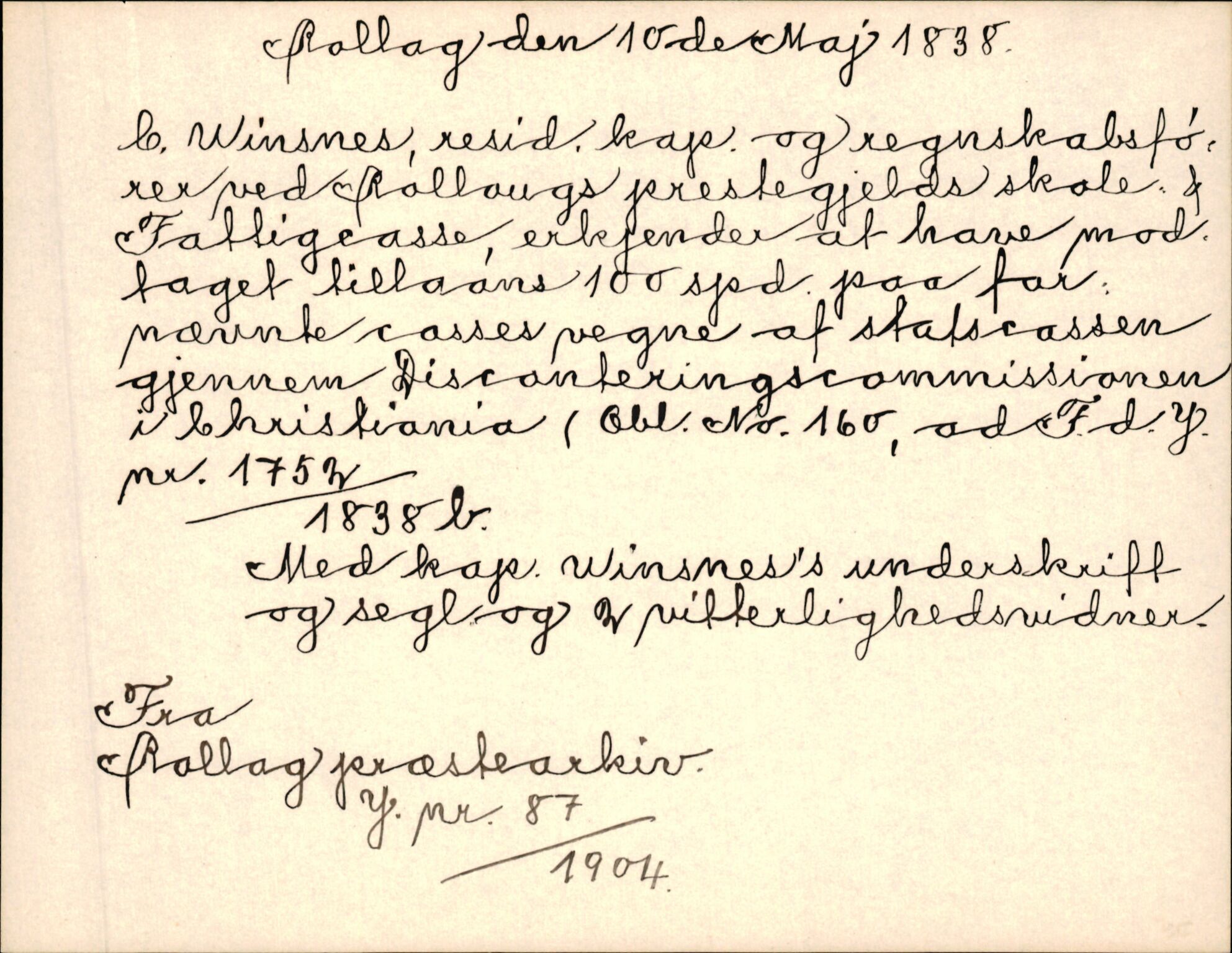 Riksarkivets diplomsamling, AV/RA-EA-5965/F35/F35k/L0002: Regestsedler: Prestearkiver fra Hedmark, Oppland, Buskerud og Vestfold, p. 387