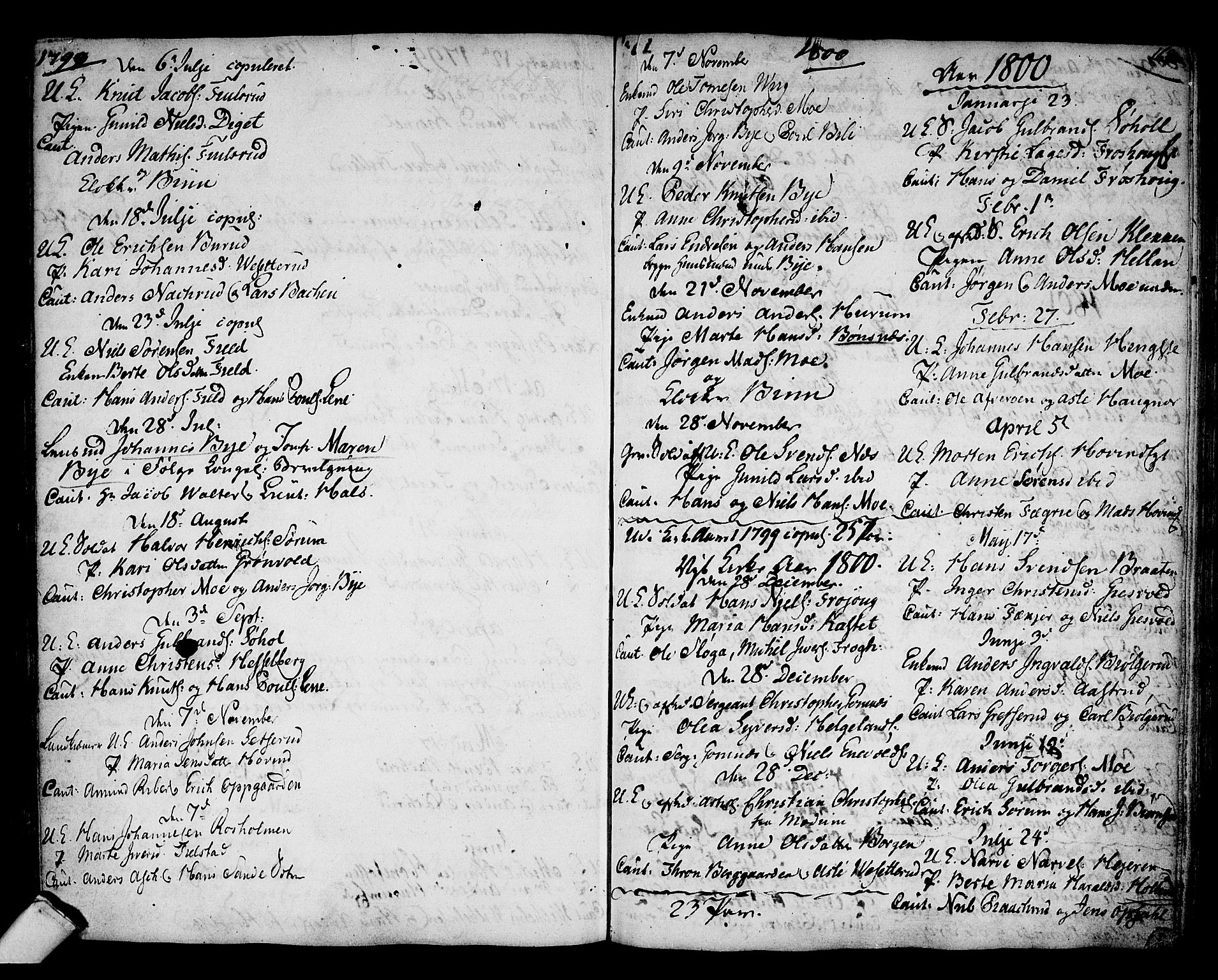 Hole kirkebøker, SAKO/A-228/F/Fa/L0002: Parish register (official) no. I 2, 1766-1814, p. 163