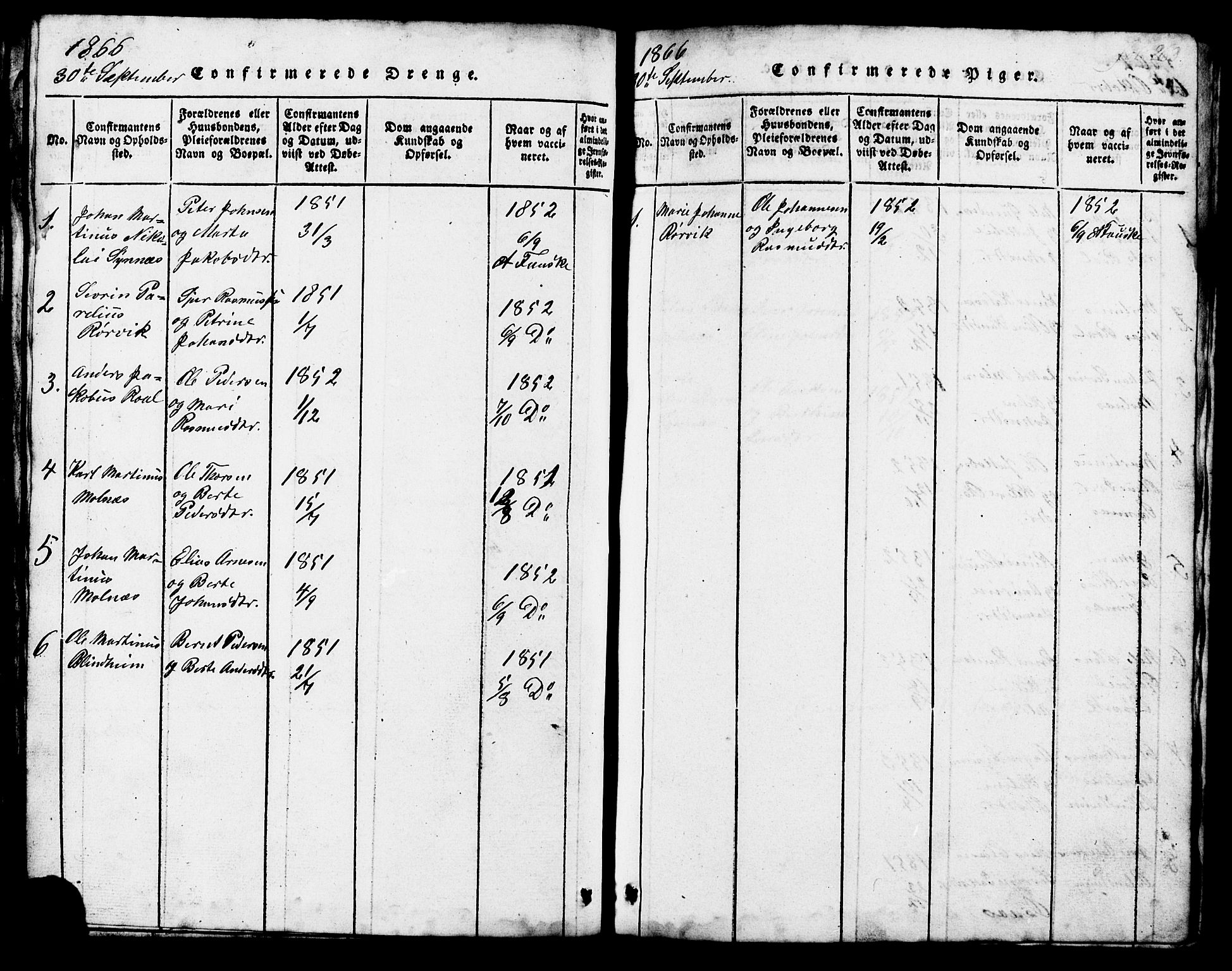 Ministerialprotokoller, klokkerbøker og fødselsregistre - Møre og Romsdal, SAT/A-1454/537/L0520: Parish register (copy) no. 537C01, 1819-1868, p. 263