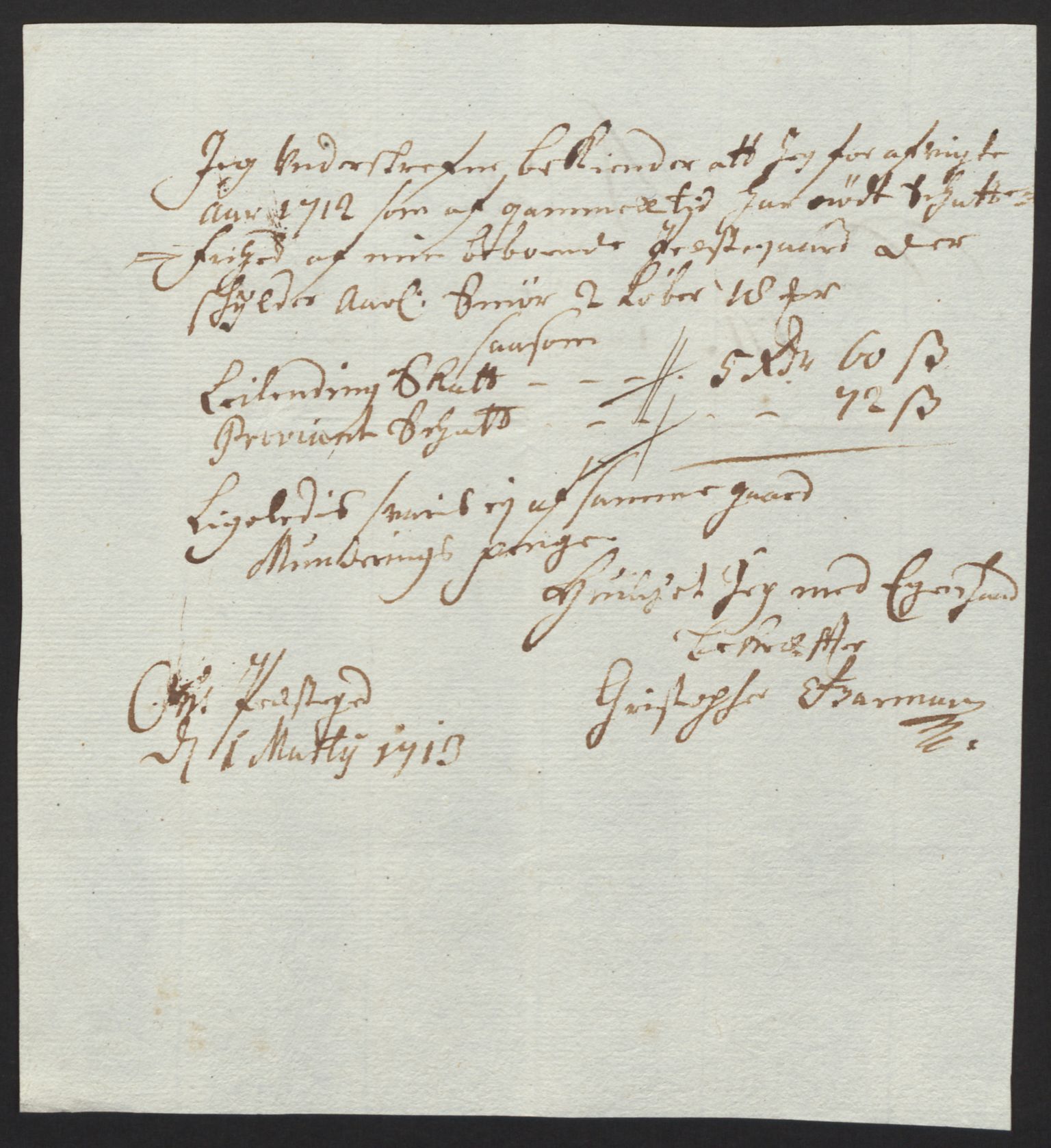 Rentekammeret inntil 1814, Reviderte regnskaper, Fogderegnskap, AV/RA-EA-4092/R48/L2988: Fogderegnskap Sunnhordland og Hardanger, 1712, p. 317