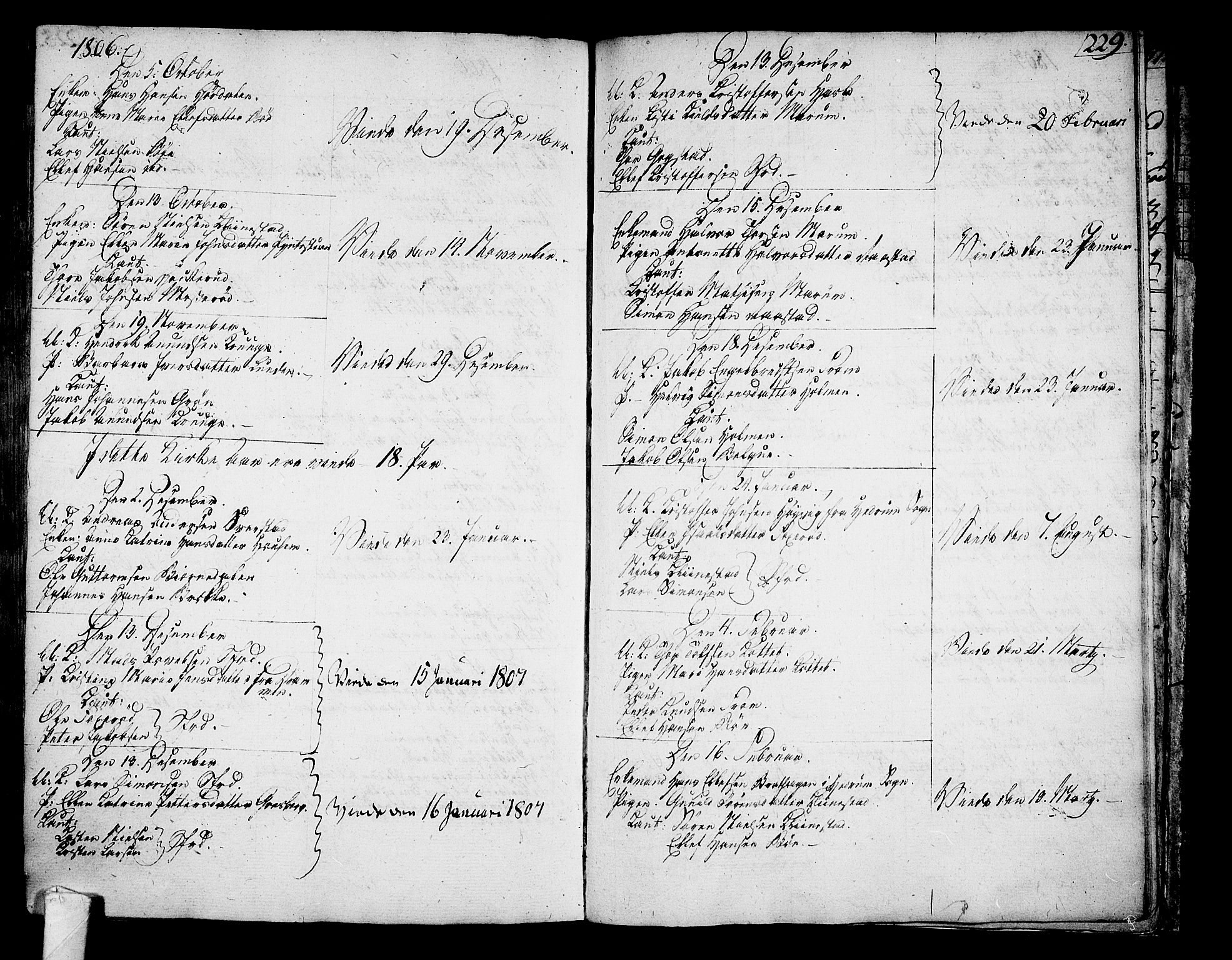 Sandar kirkebøker, SAKO/A-243/F/Fa/L0003: Parish register (official) no. 3, 1789-1814, p. 229