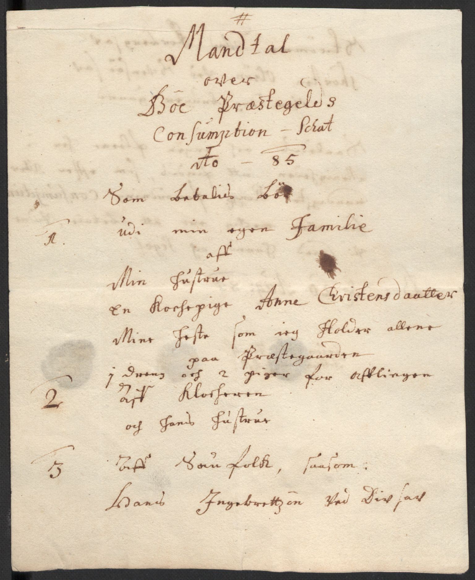 Rentekammeret inntil 1814, Reviderte regnskaper, Fogderegnskap, AV/RA-EA-4092/R35/L2082: Fogderegnskap Øvre og Nedre Telemark, 1685, p. 374