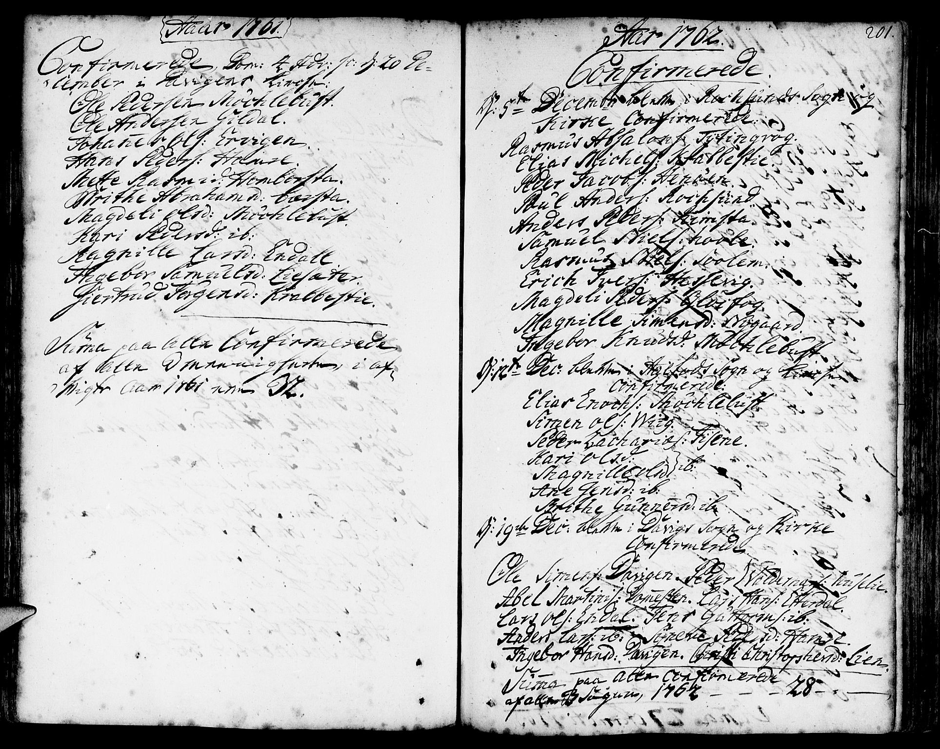 Davik sokneprestembete, SAB/A-79701/H/Haa/Haaa/L0002: Parish register (official) no. A 2, 1742-1816, p. 201