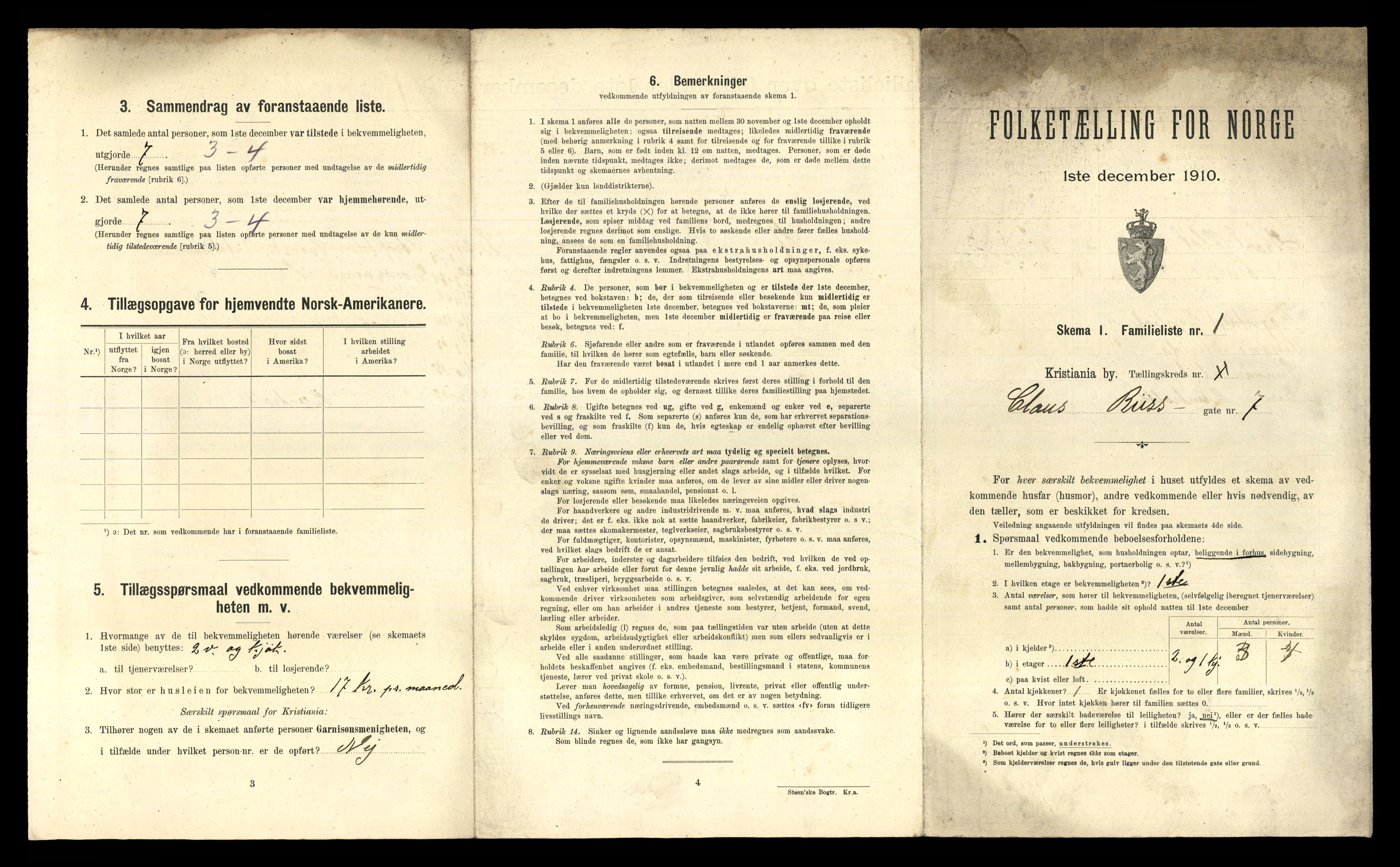 RA, 1910 census for Kristiania, 1910, p. 13253