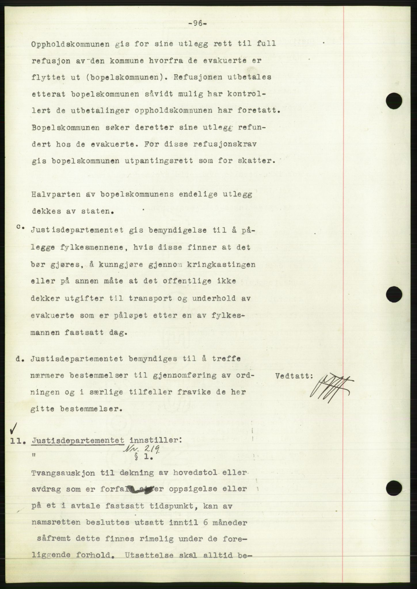 Administrasjonsrådet, AV/RA-S-1004/A/L0002: Vedtaksprotokoll 16/4-25/9, 1940, p. 100