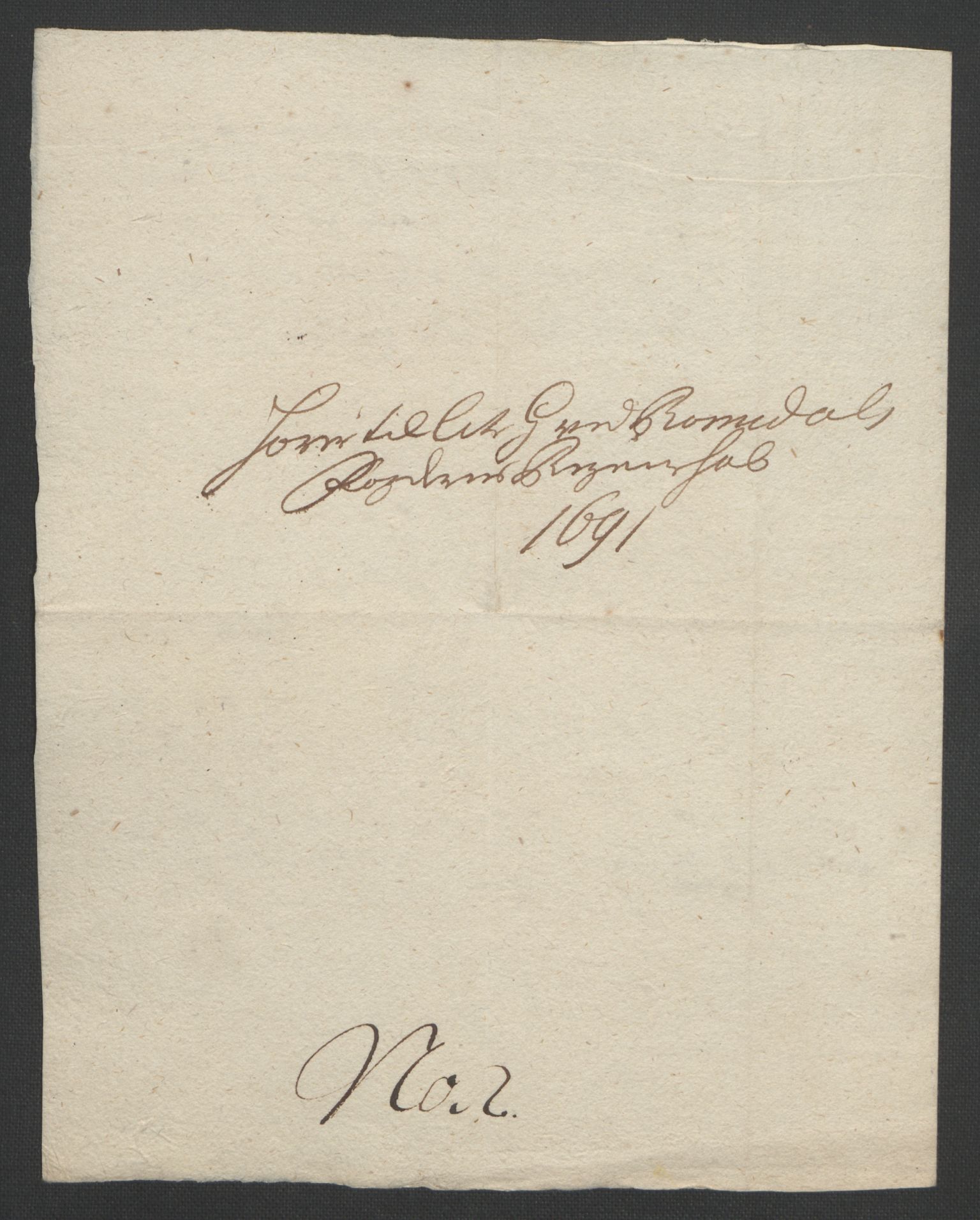 Rentekammeret inntil 1814, Reviderte regnskaper, Fogderegnskap, AV/RA-EA-4092/R55/L3649: Fogderegnskap Romsdal, 1690-1691, p. 283