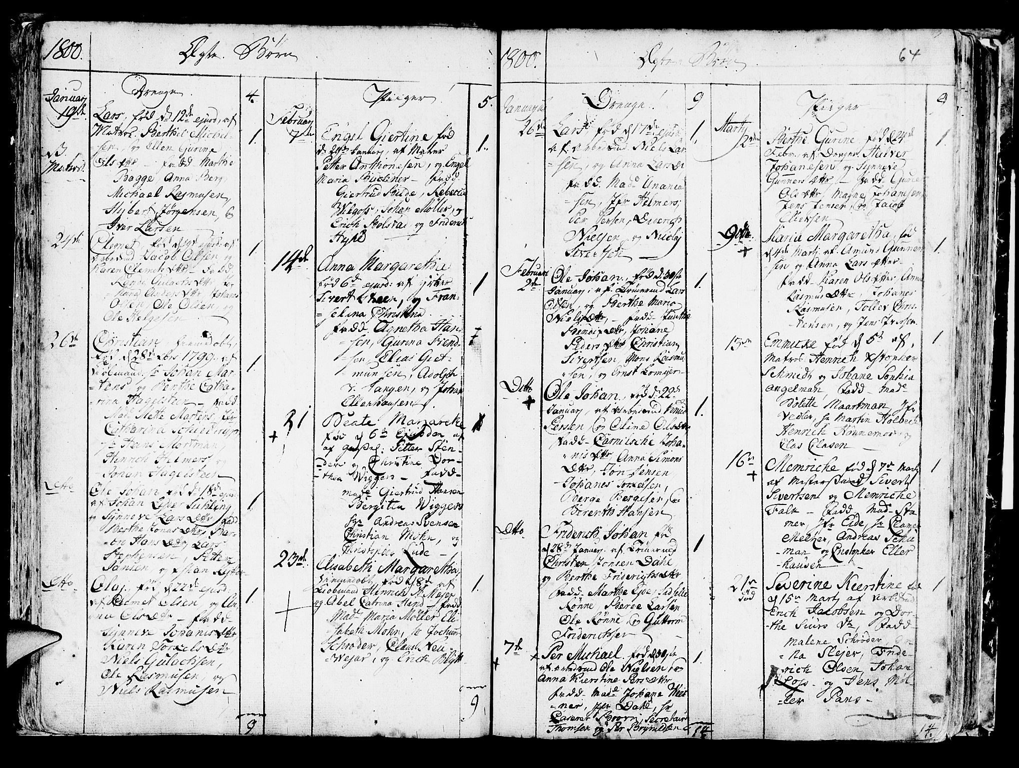 Korskirken sokneprestembete, SAB/A-76101/H/Haa/L0006: Parish register (official) no. A 6, 1790-1820, p. 64