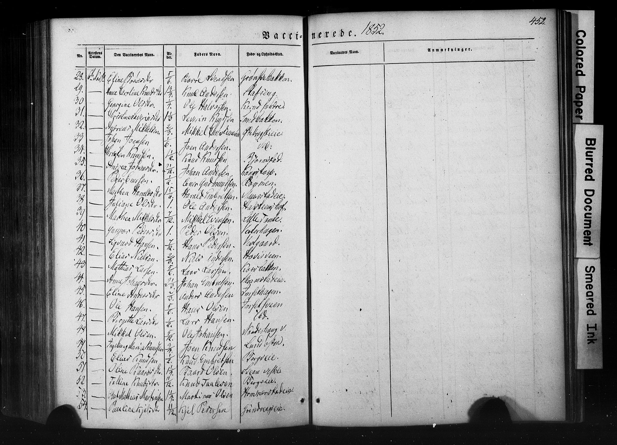 Løten prestekontor, AV/SAH-PREST-022/K/Ka/L0007: Parish register (official) no. 7, 1850-1859, p. 452