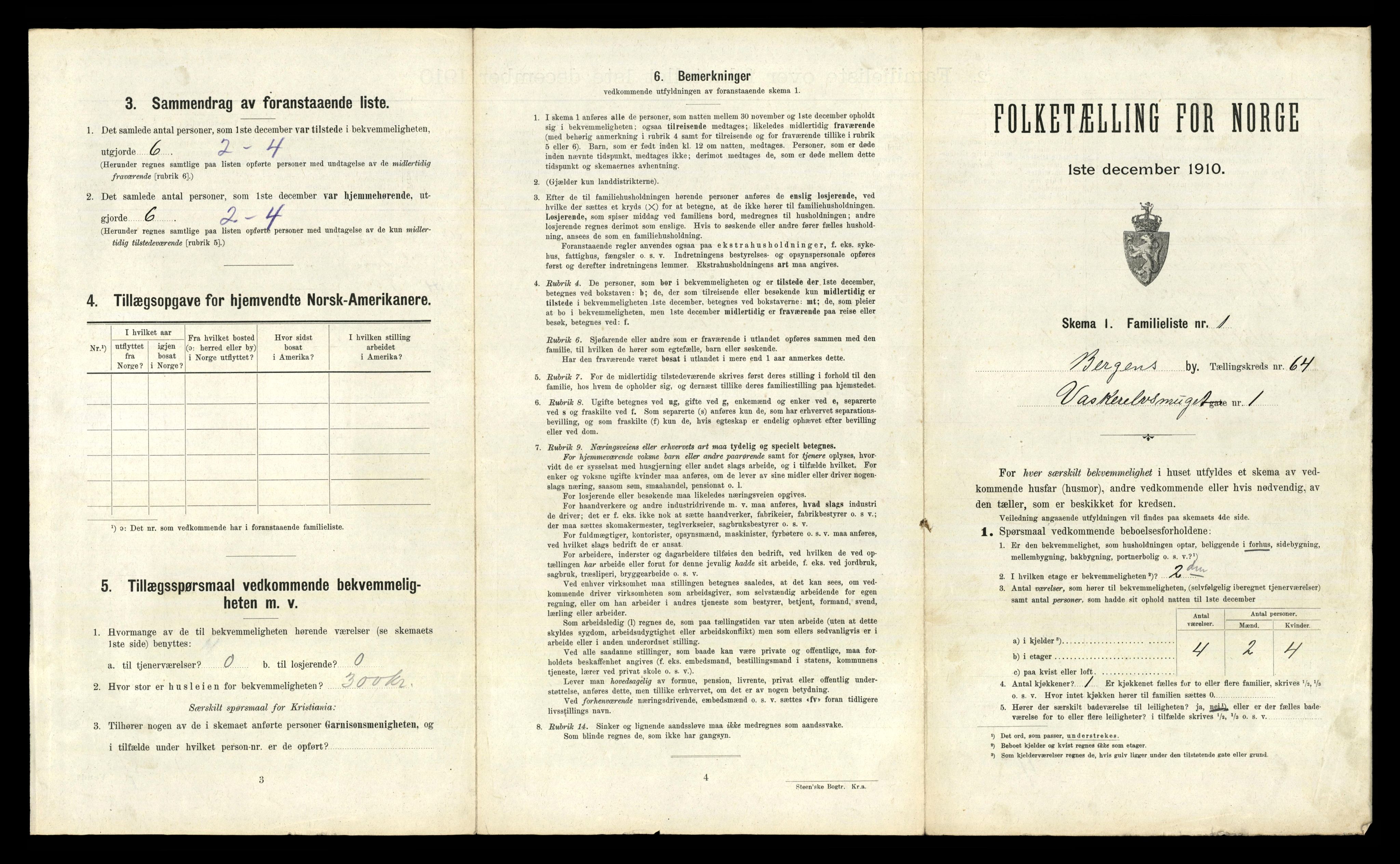 RA, 1910 census for Bergen, 1910, p. 21937