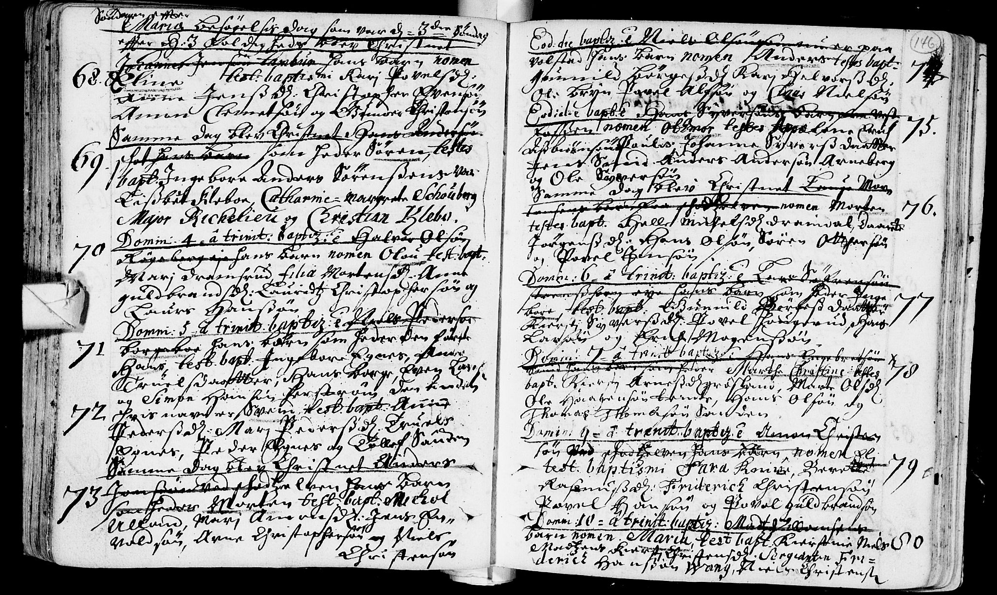 Eiker kirkebøker, AV/SAKO-A-4/F/Fa/L0002: Parish register (official) no. I 2, 1705-1724, p. 146