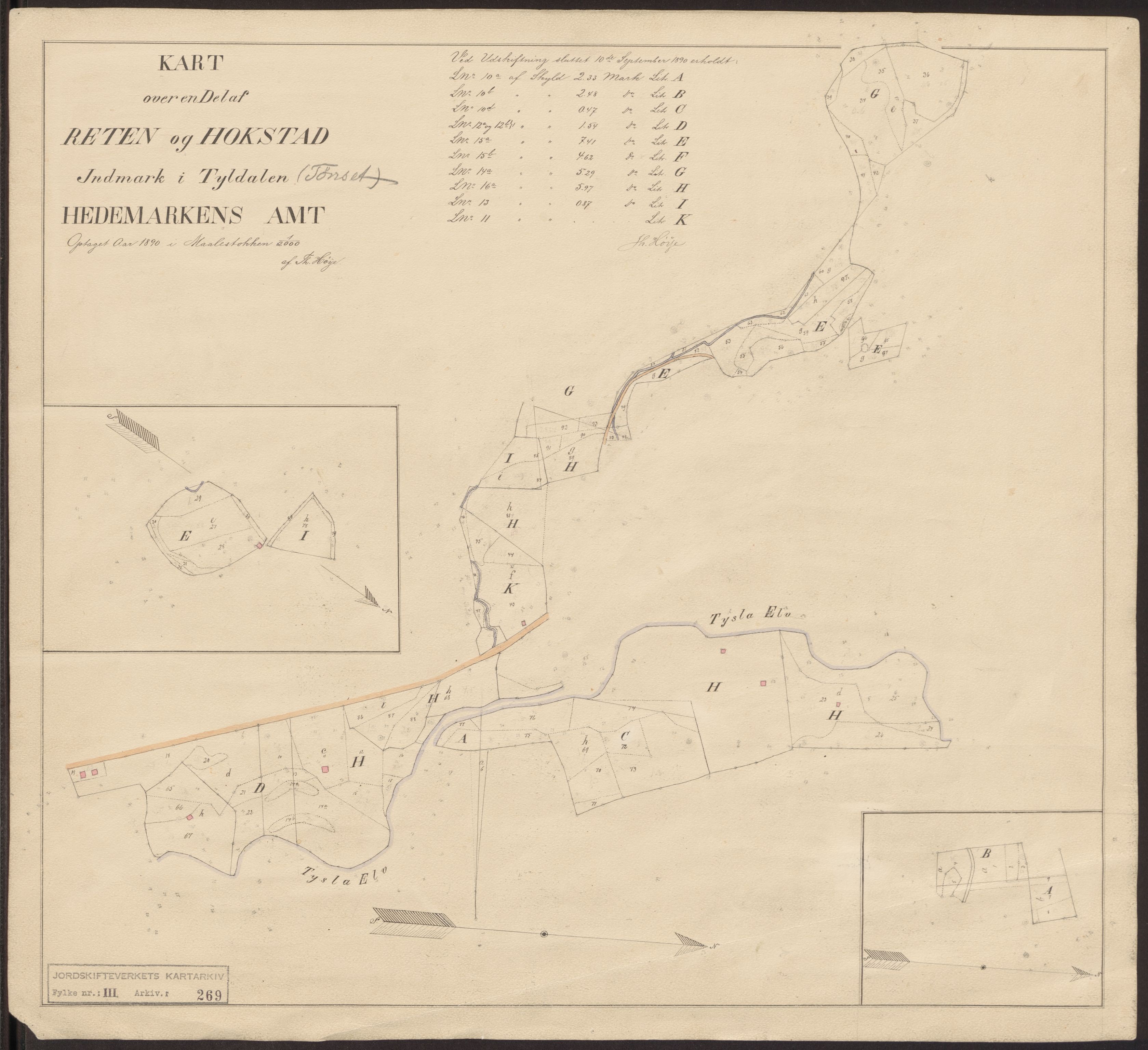 Jordskifteverkets kartarkiv, AV/RA-S-3929/T, 1859-1988, p. 445