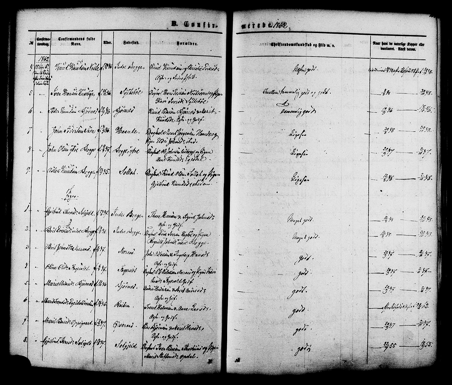 Ministerialprotokoller, klokkerbøker og fødselsregistre - Møre og Romsdal, AV/SAT-A-1454/552/L0637: Parish register (official) no. 552A01, 1845-1879, p. 158