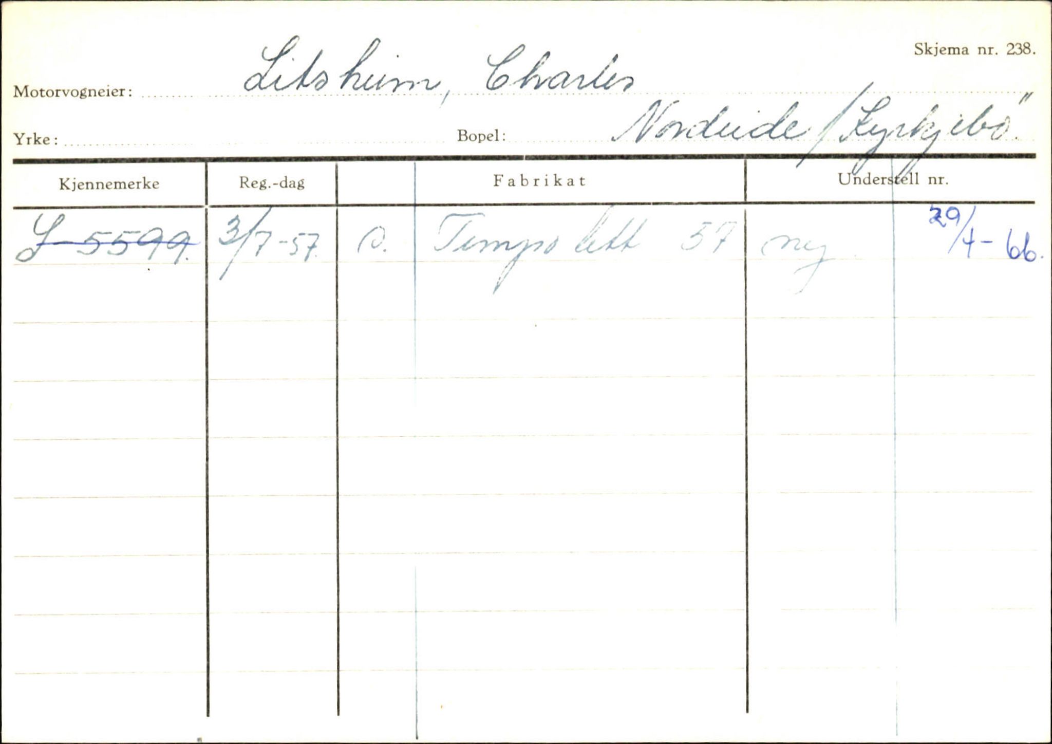 Statens vegvesen, Sogn og Fjordane vegkontor, SAB/A-5301/4/F/L0130: Eigarregister Eid T-Å. Høyanger A-O, 1945-1975, p. 2012