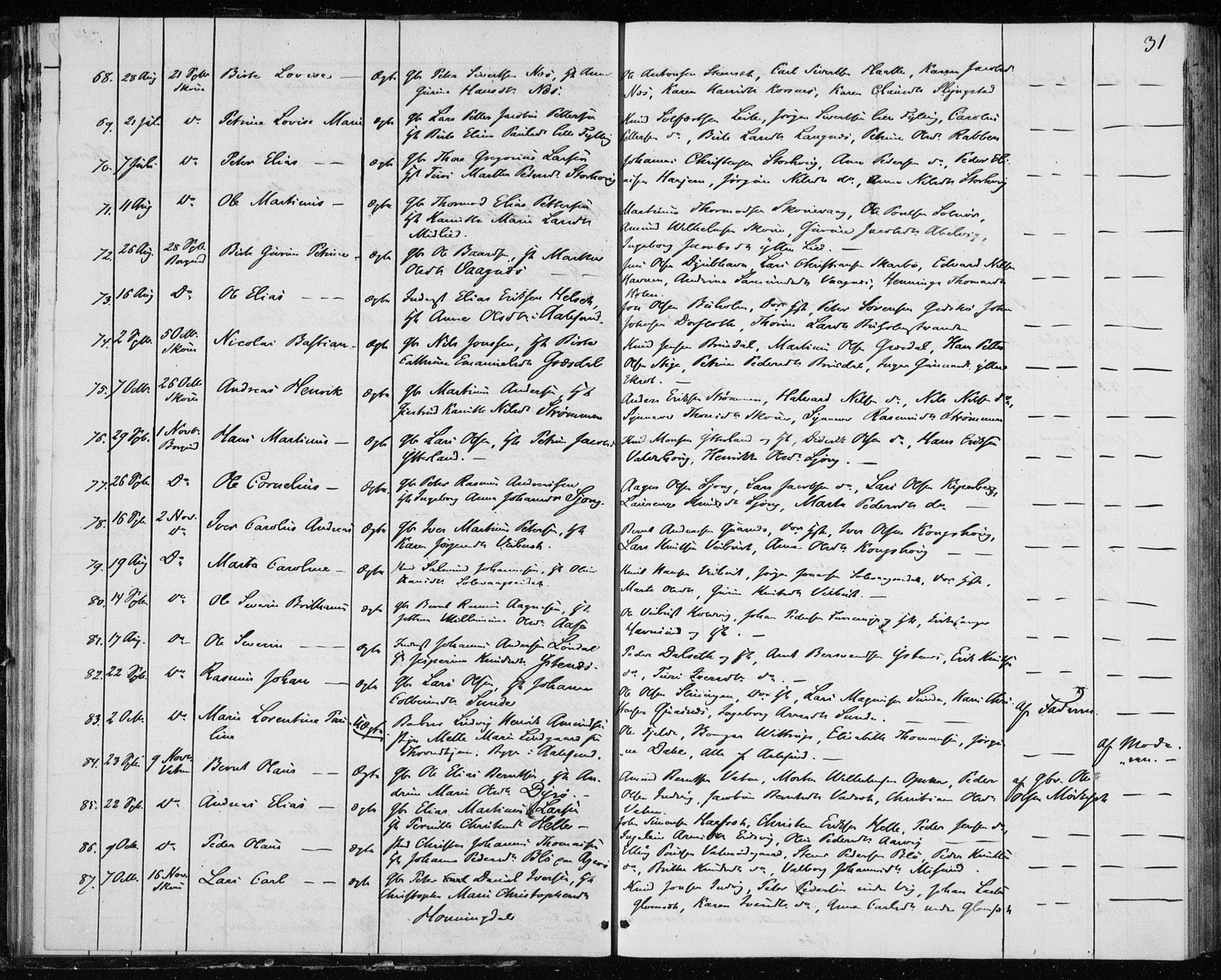 Ministerialprotokoller, klokkerbøker og fødselsregistre - Møre og Romsdal, AV/SAT-A-1454/528/L0416: Curate's parish register no. 528B04, 1853-1857, p. 31