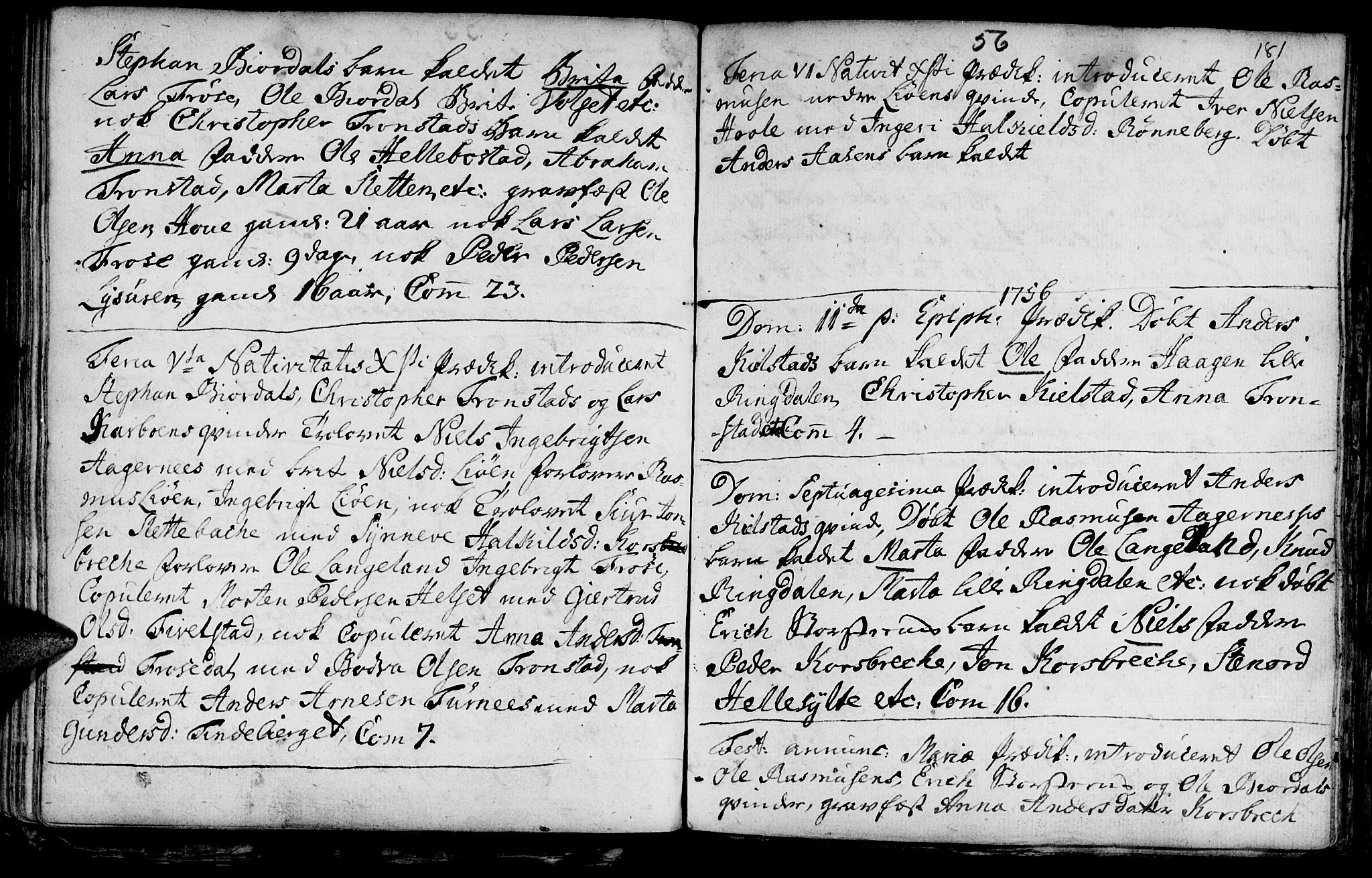 Ministerialprotokoller, klokkerbøker og fødselsregistre - Møre og Romsdal, SAT/A-1454/519/L0241: Parish register (official) no. 519A01 /2, 1736-1760, p. 181