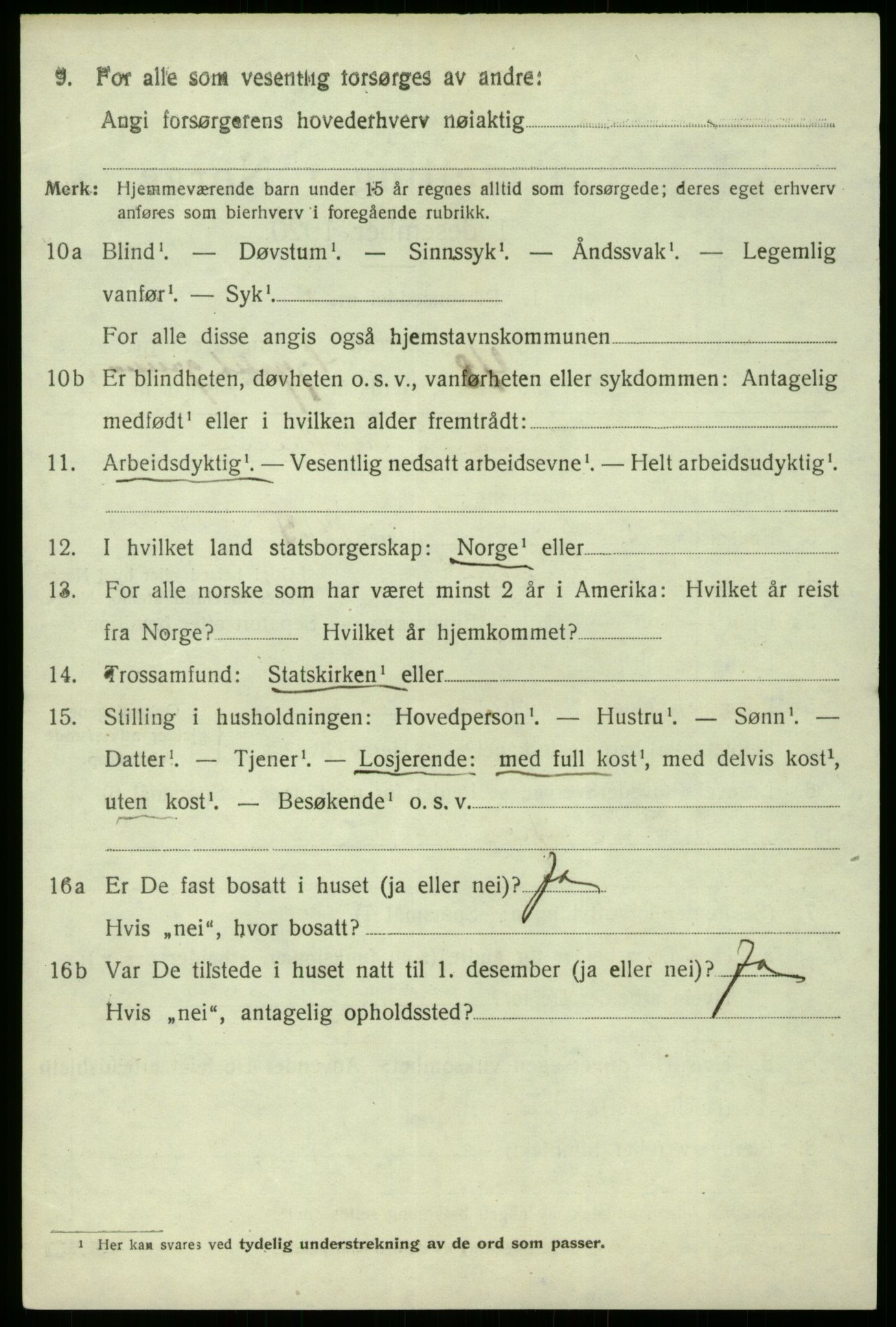 SAB, 1920 census for Os, 1920, p. 1763