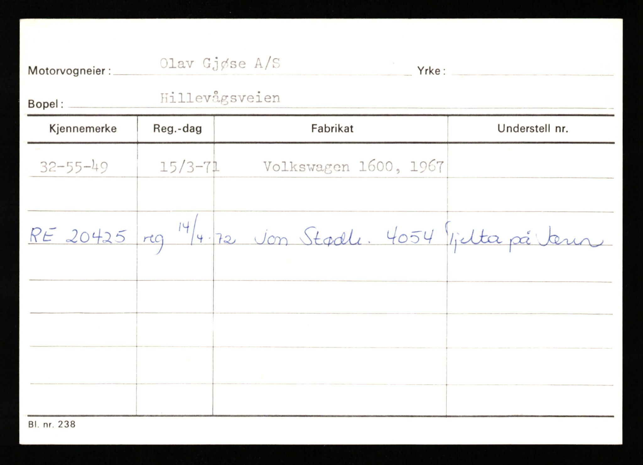 Stavanger trafikkstasjon, AV/SAST-A-101942/0/G/L0011: Registreringsnummer: 240000 - 363477, 1930-1971, p. 2271