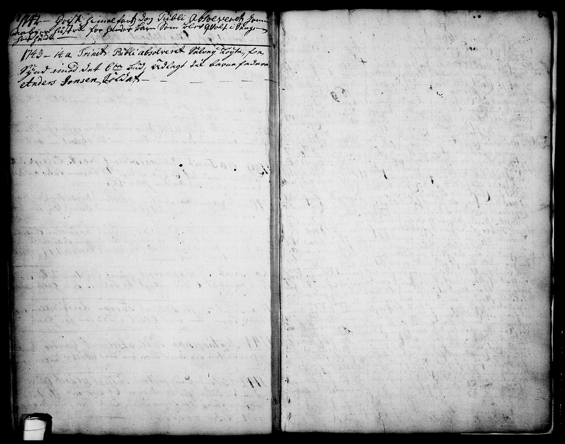 Drangedal kirkebøker, SAKO/A-258/F/Fa/L0002: Parish register (official) no. 2, 1733-1753, p. 57-58