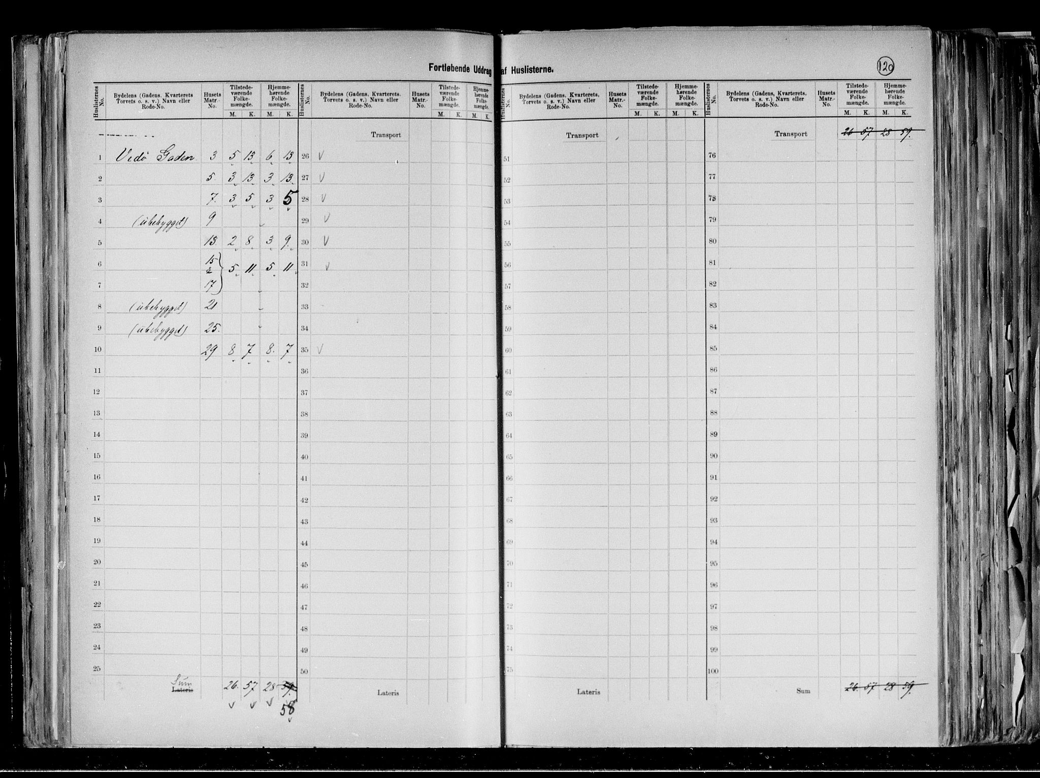 RA, 1891 census for 0301 Kristiania, 1891, p. 27954