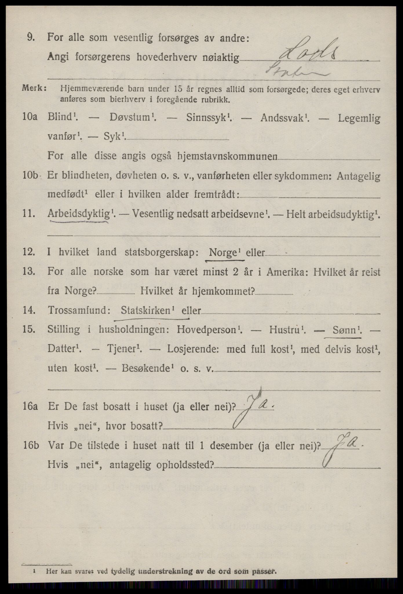 SAT, 1920 census for Haram, 1920, p. 6290