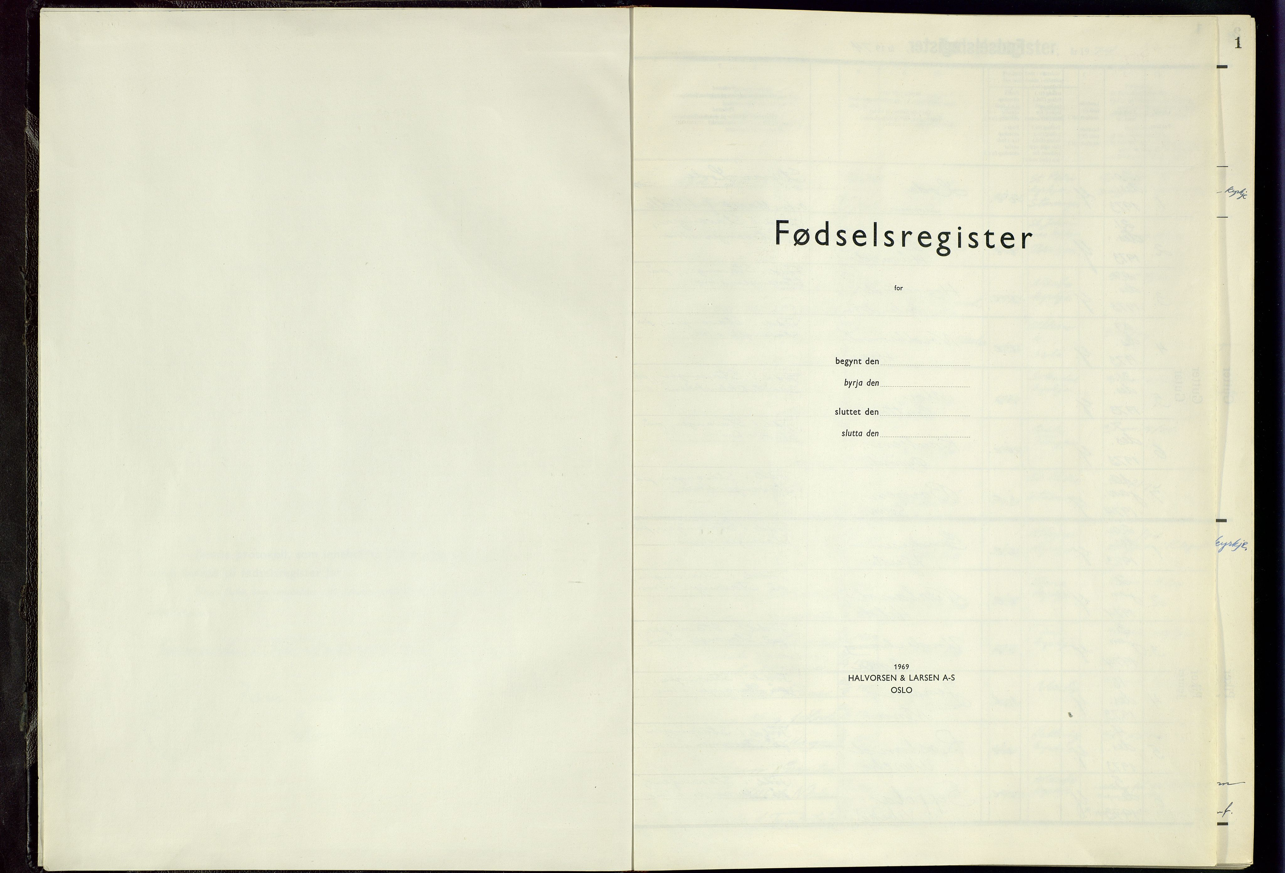 Hå sokneprestkontor, SAST/A-101801/002/C/L0004: Birth register no. 4, 1974-1982