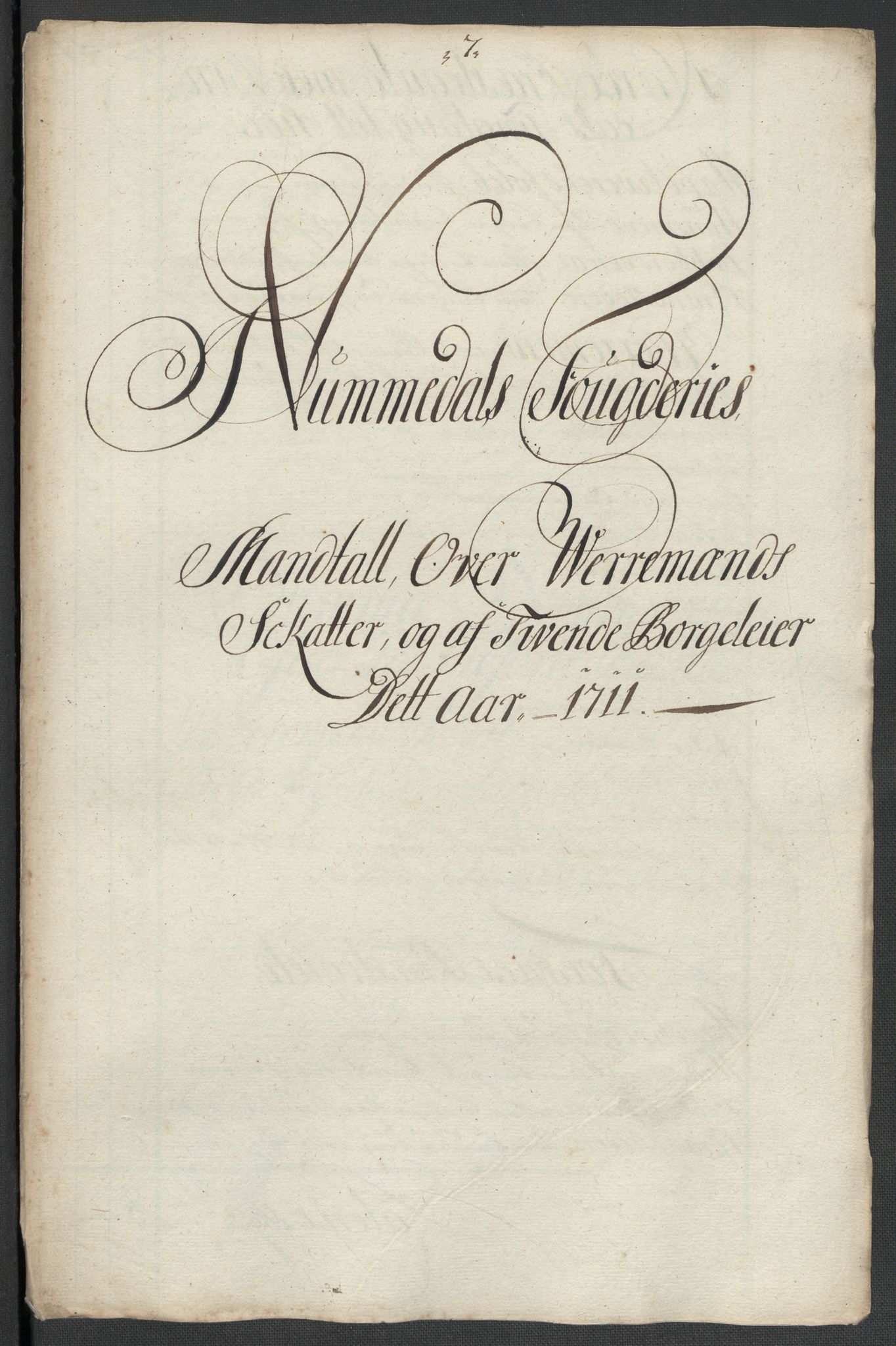 Rentekammeret inntil 1814, Reviderte regnskaper, Fogderegnskap, RA/EA-4092/R64/L4432: Fogderegnskap Namdal, 1711, p. 116
