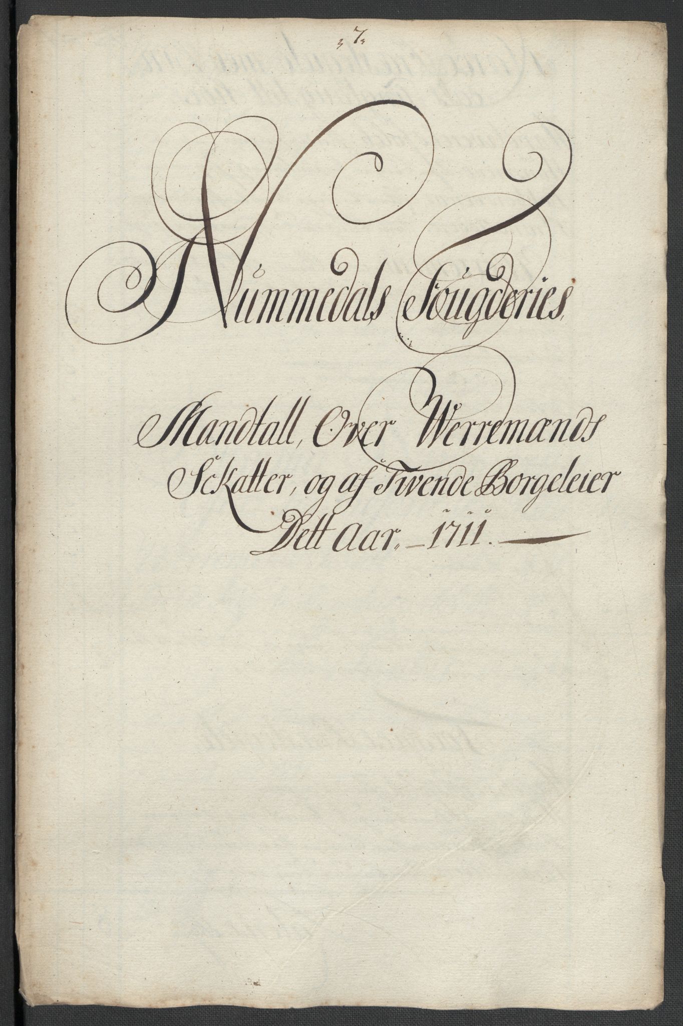 Rentekammeret inntil 1814, Reviderte regnskaper, Fogderegnskap, AV/RA-EA-4092/R64/L4432: Fogderegnskap Namdal, 1711, p. 116