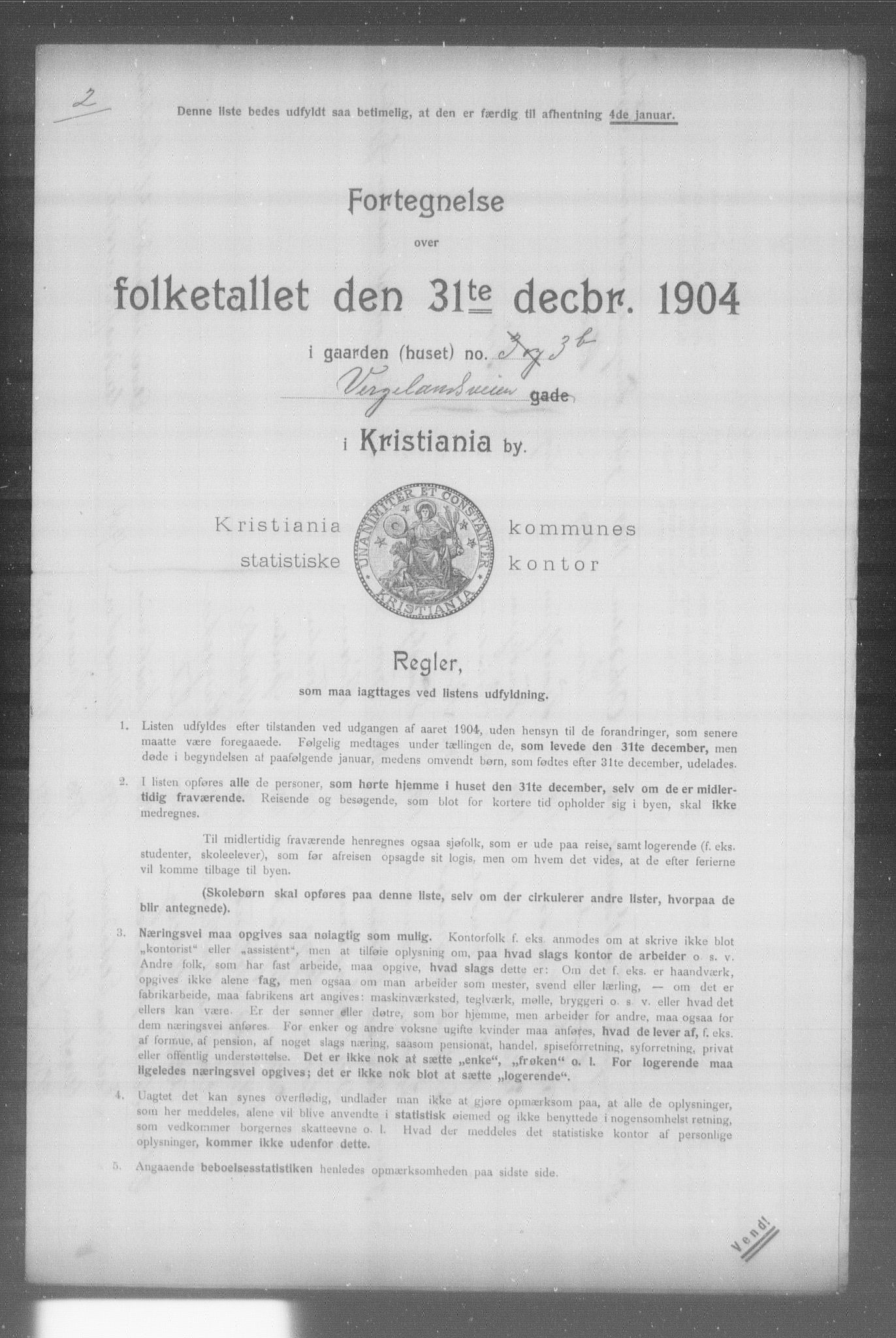 OBA, Municipal Census 1904 for Kristiania, 1904, p. 23938