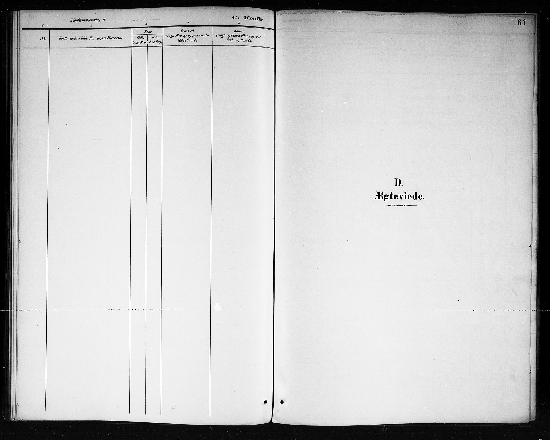 Lårdal kirkebøker, SAKO/A-284/G/Ga/L0003: Parish register (copy) no. I 3, 1891-1918, p. 61