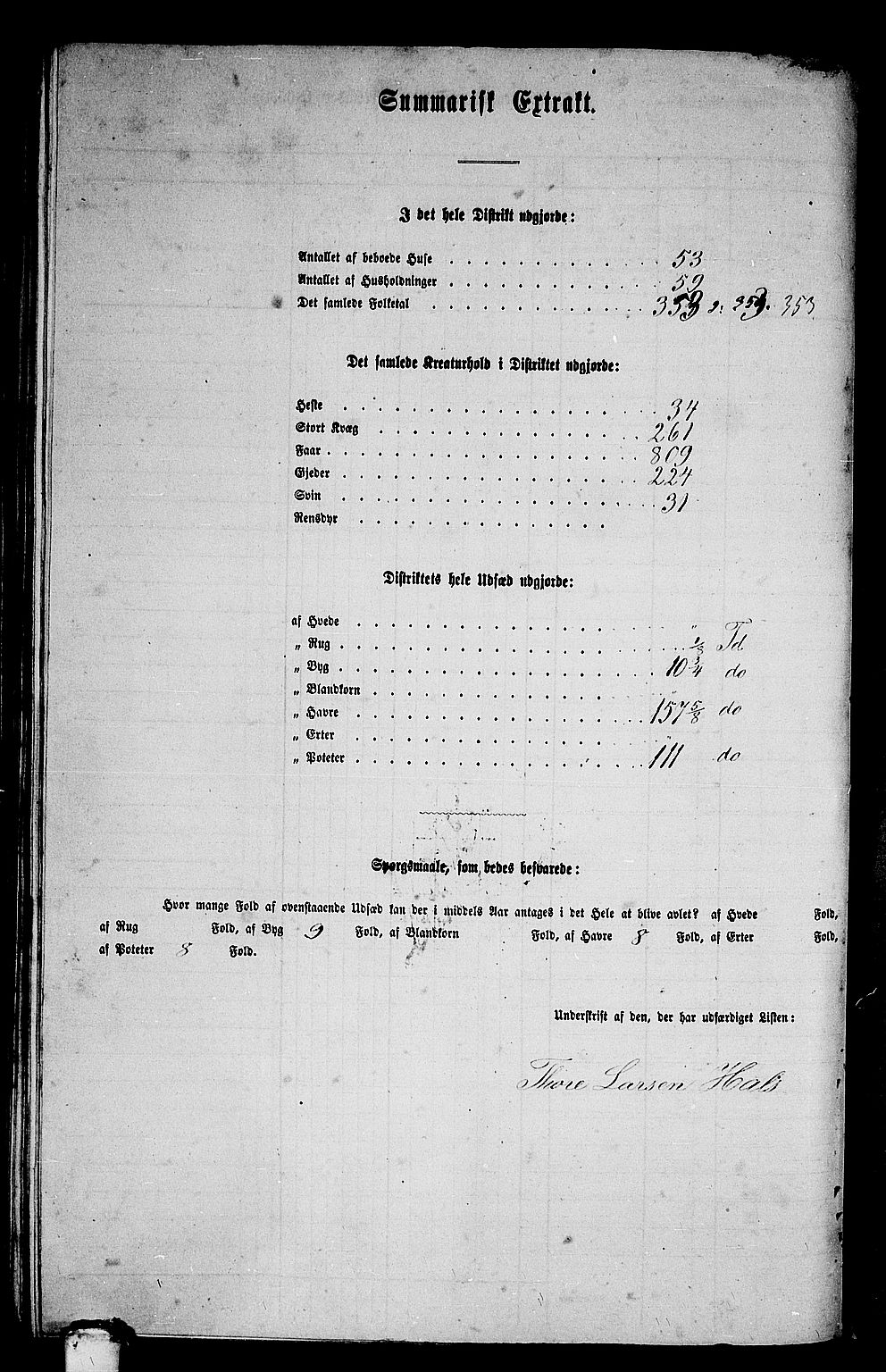 RA, 1865 census for Tingvoll, 1865, p. 161